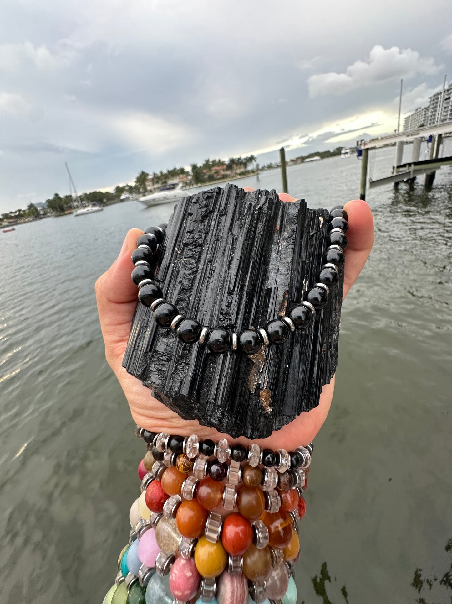 Black Tourmaline Protection Necklace - World's Best Quality & Made To Last (8MM)