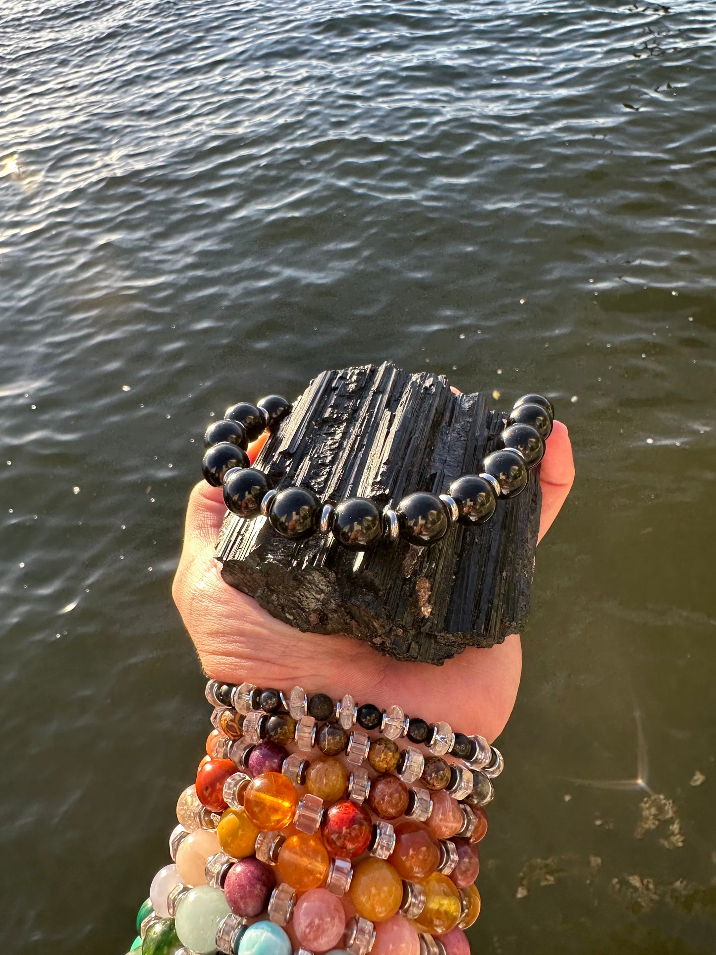 Black Tourmaline Protection Necklace - World's Best Quality & Made To Last (14MM)