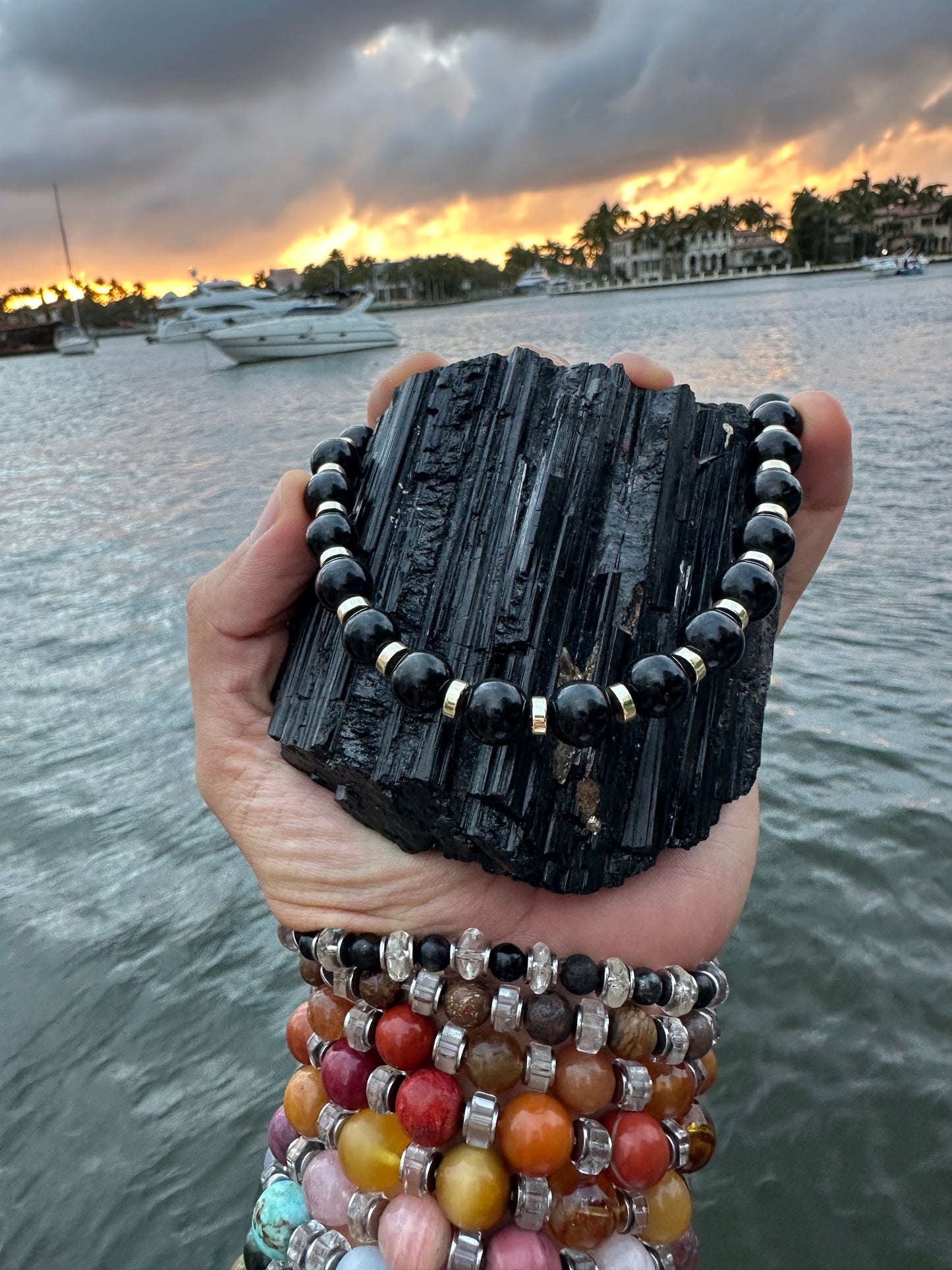Black Tourmaline Protection Necklace - World's Best Quality & Made To Last (10MM)