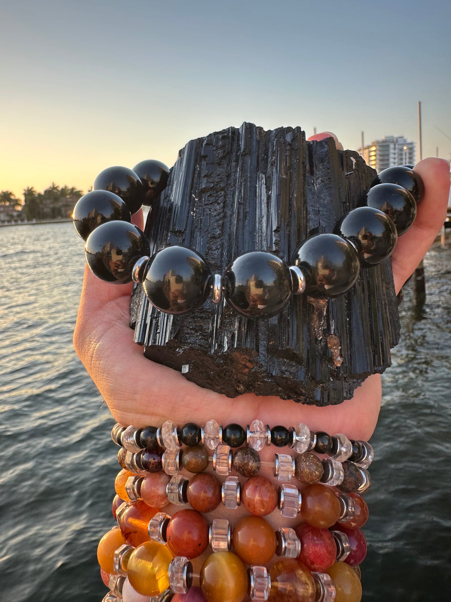 Black Tourmaline Protection Necklace - World's Best Quality & Made To Last (18MM)