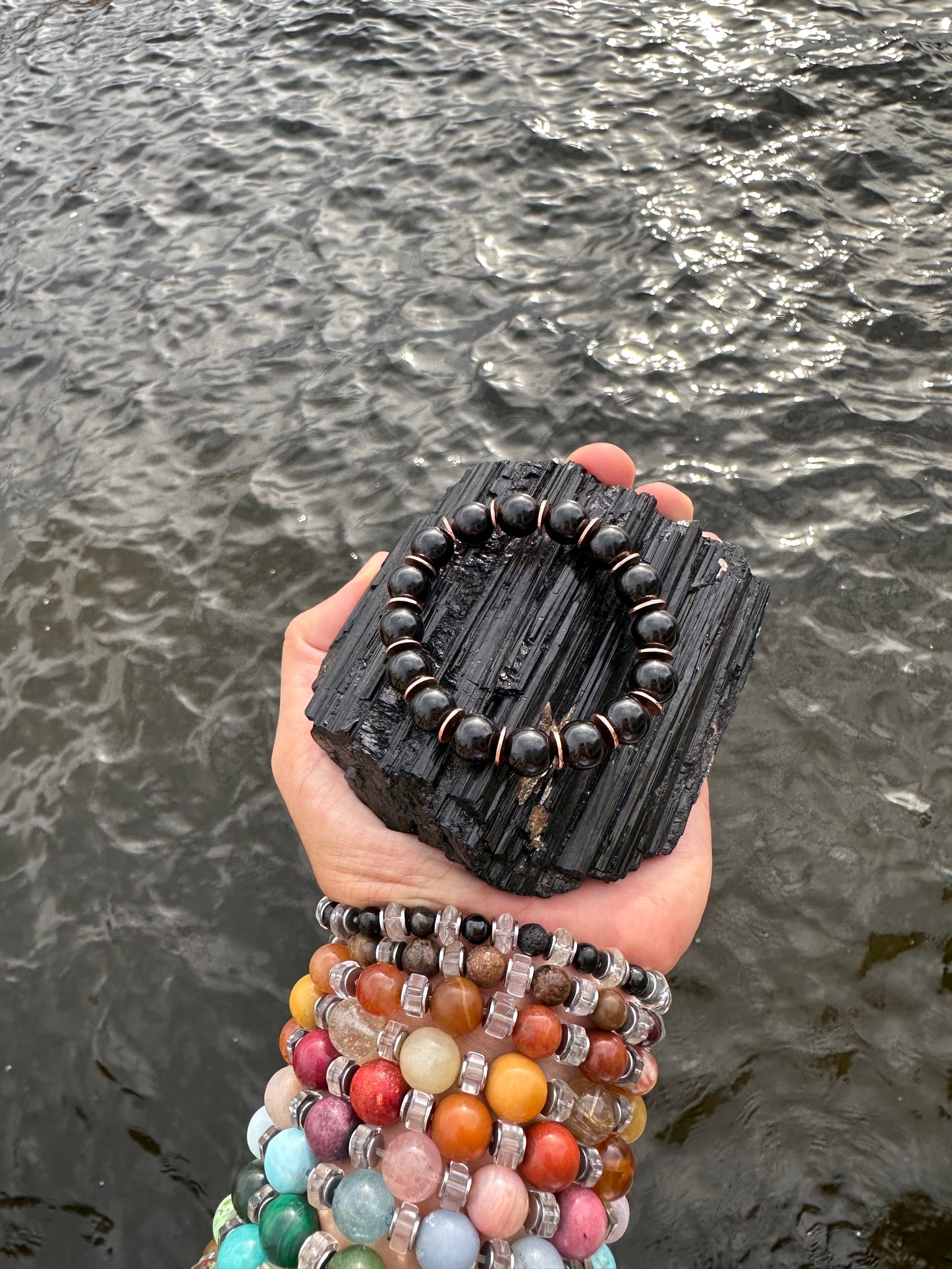 Black Tourmaline Copper Protection Bracelet - World's Best Quality & Made To Last