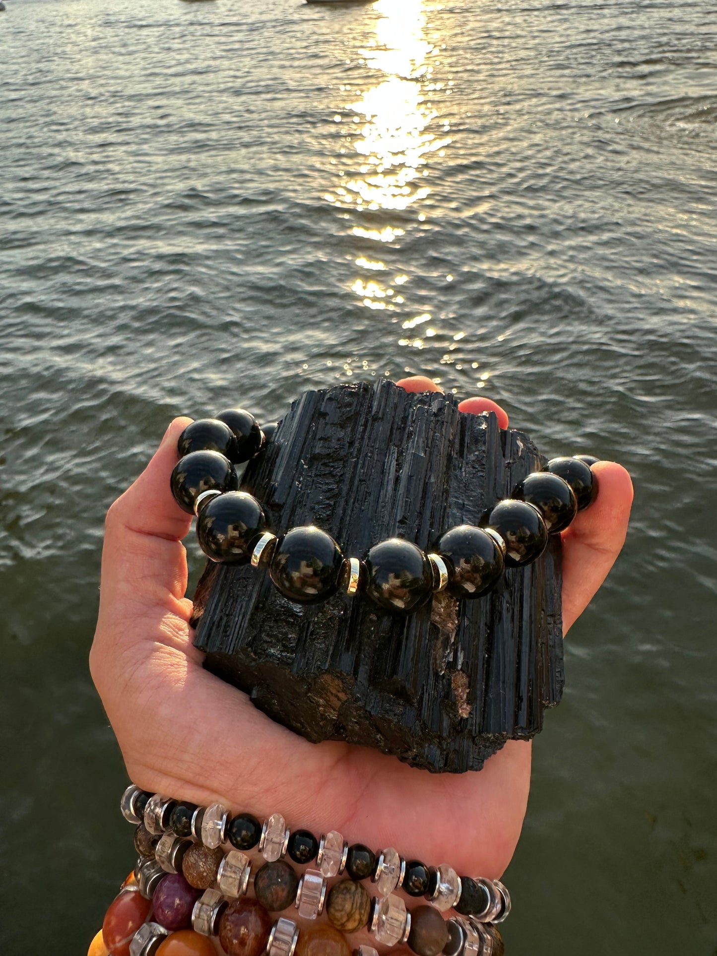 Black Tourmaline Protection Necklace - World's Best Quality & Made To Last (16MM)