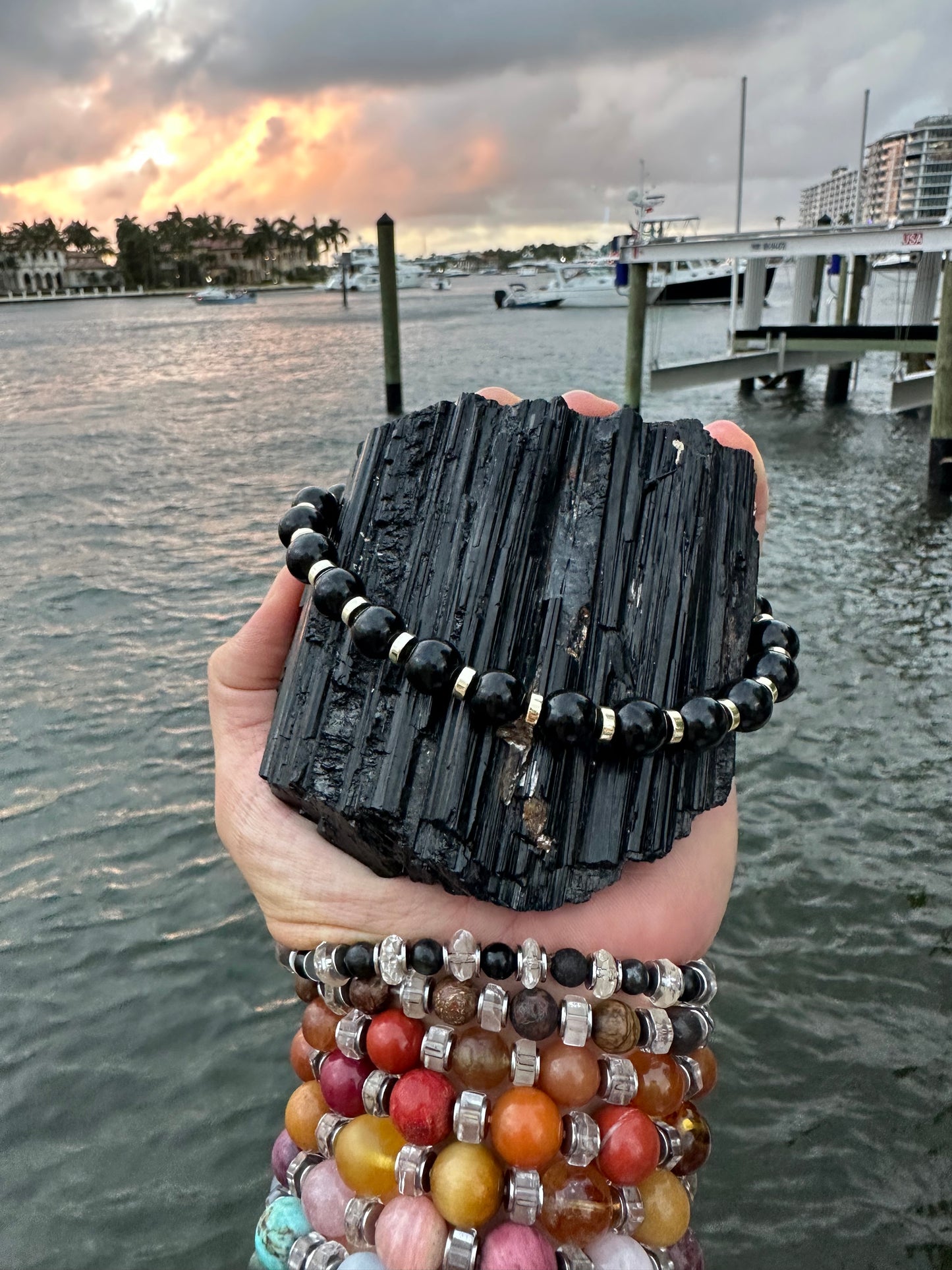 Black Tourmaline Protection Necklace - World's Best Quality & Made To Last (10MM)
