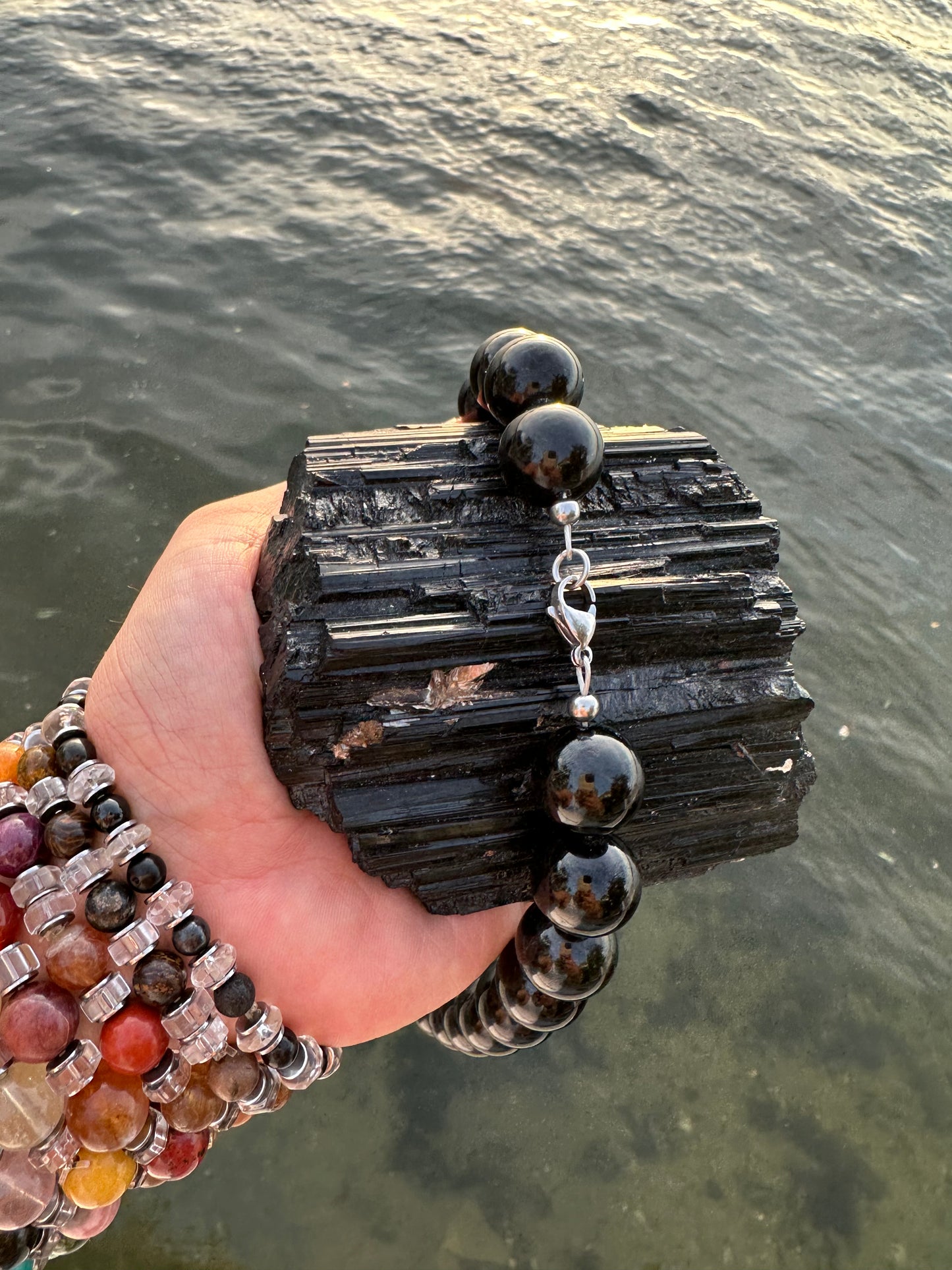 Black Tourmaline Protection Necklace - World's Best Quality & Made To Last (18MM)