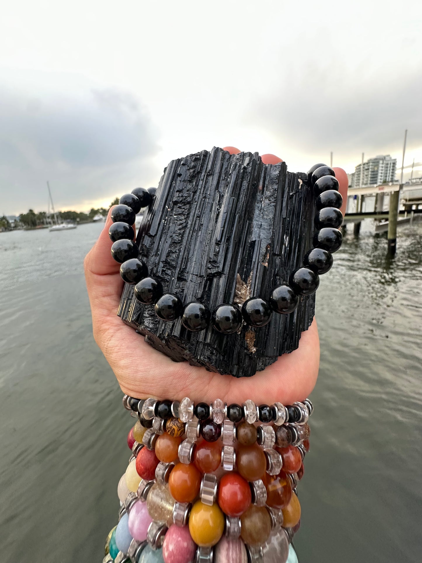 Black Tourmaline Protection Necklace - World's Best Quality & Made To Last (10MM)