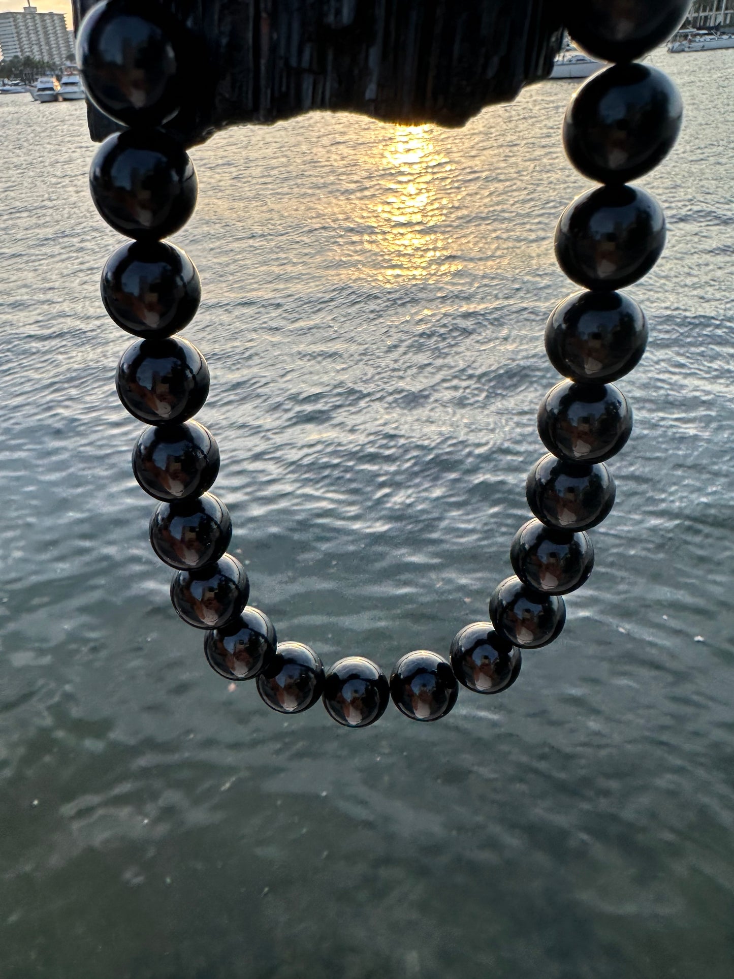 Black Tourmaline Protection Necklace - World's Best Quality & Made To Last (18MM)