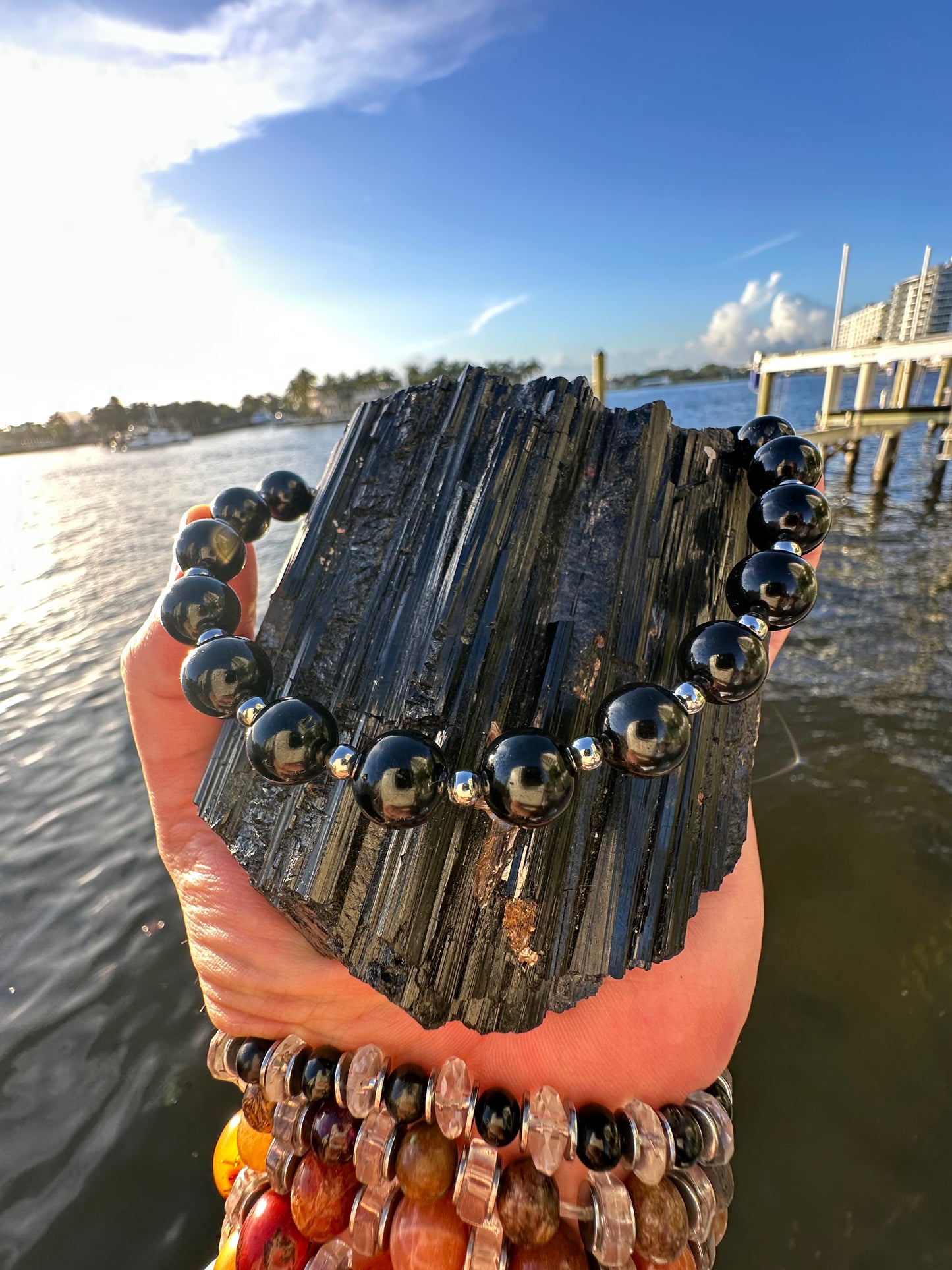 Black Tourmaline Protection Necklace - World's Best Quality & Made To Last (10MM)