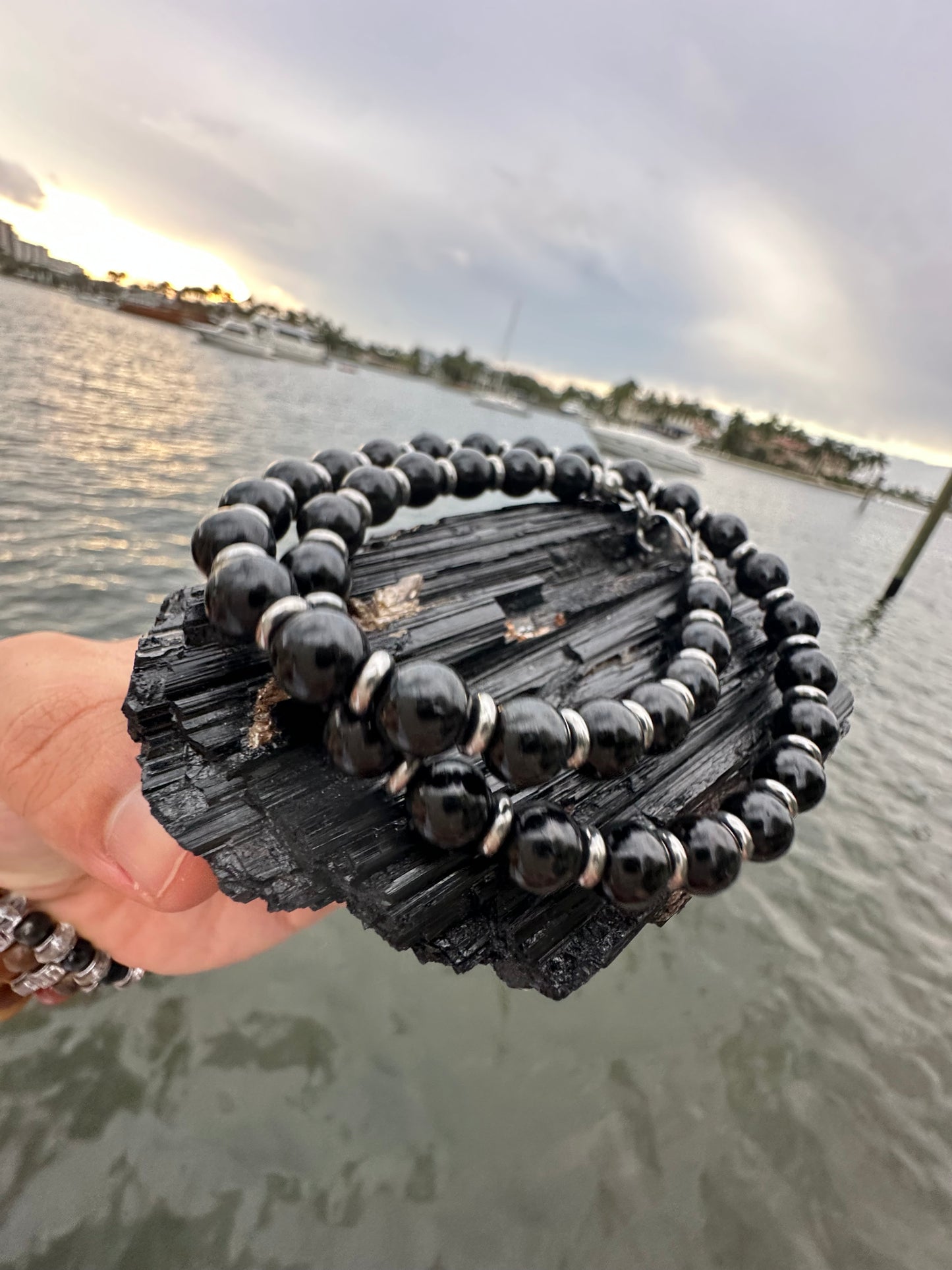 Black Tourmaline Protection Necklace - World's Best Quality & Made To Last (8MM)