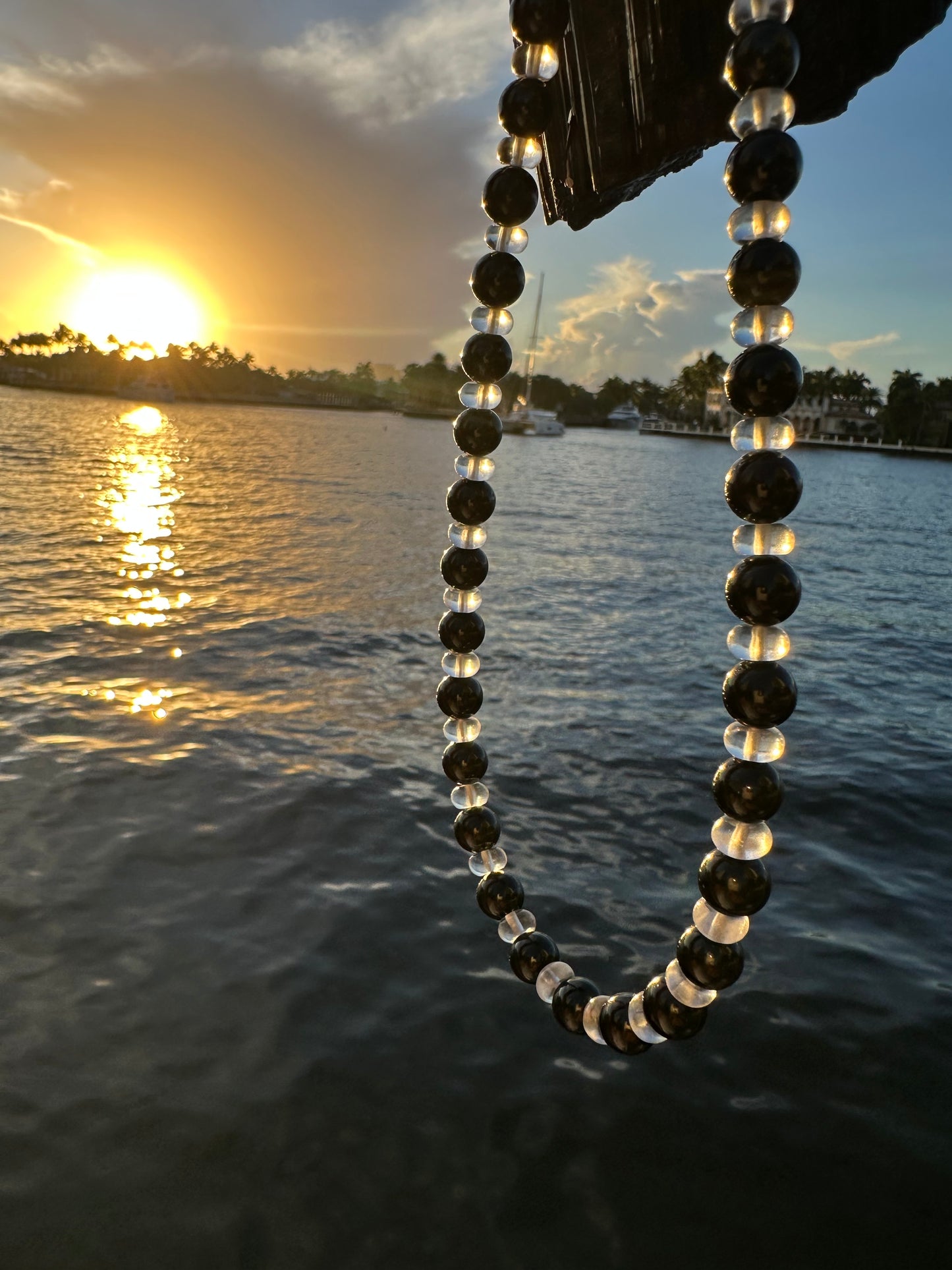 Black Tourmaline Protection Necklace - World's Best Quality & Made To Last (10MM)