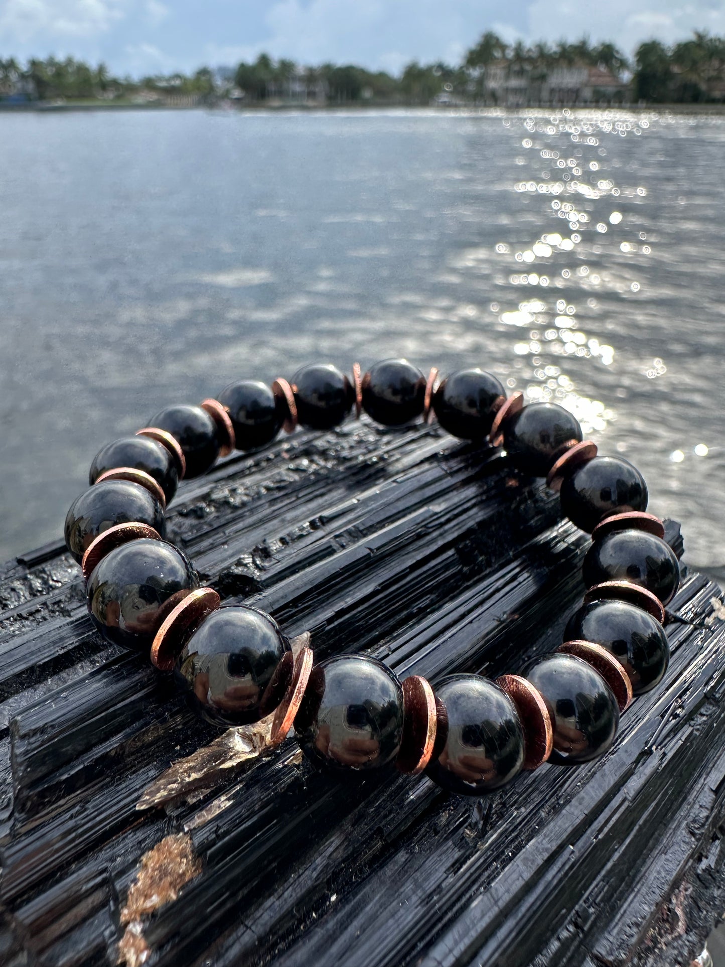 Black Tourmaline Copper Protection Bracelet - World's Best Quality & Made To Last