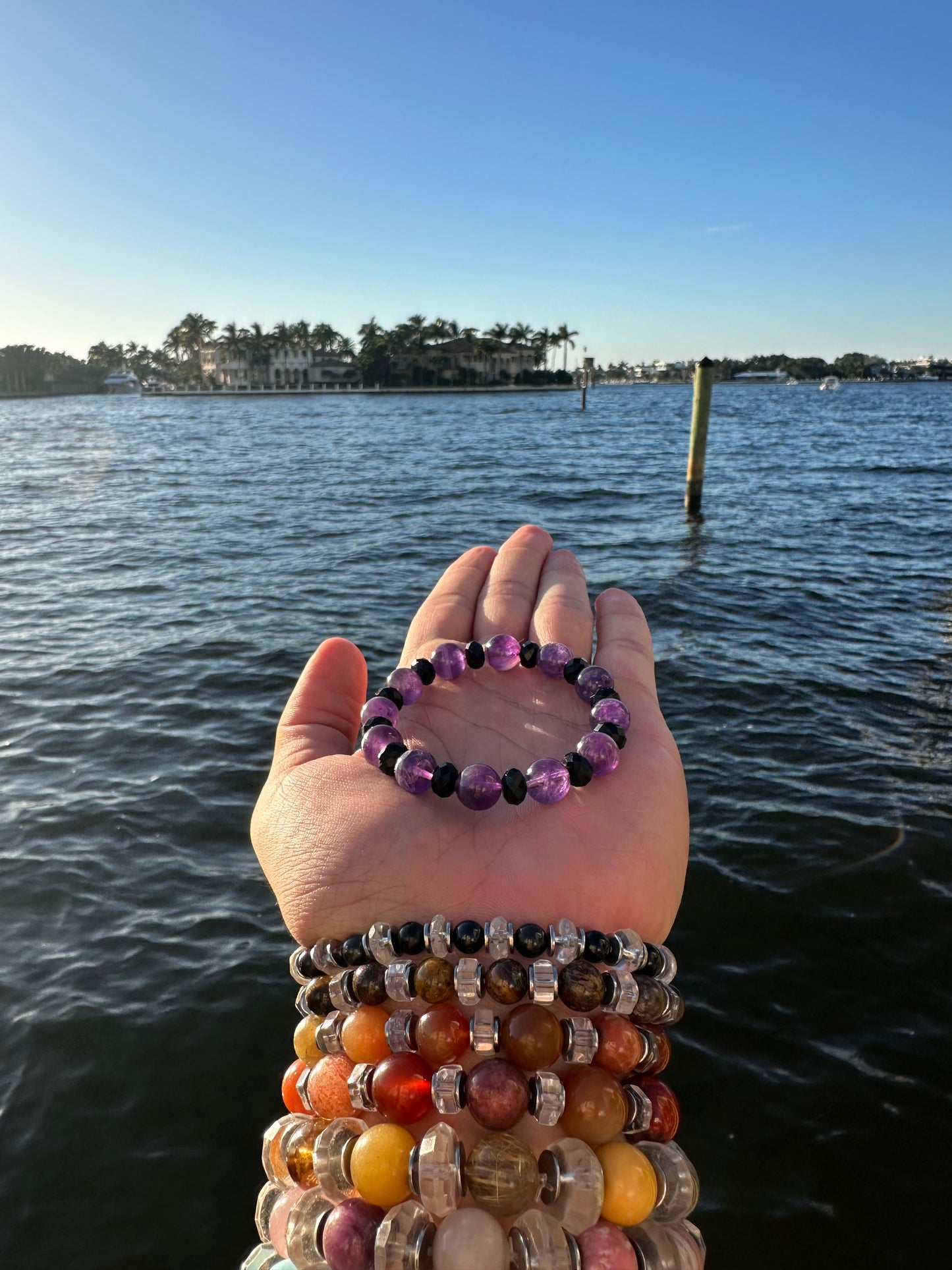 Luxury Amethyst Bracelet Tourmaline Design - World's Best Quality & Made To Last