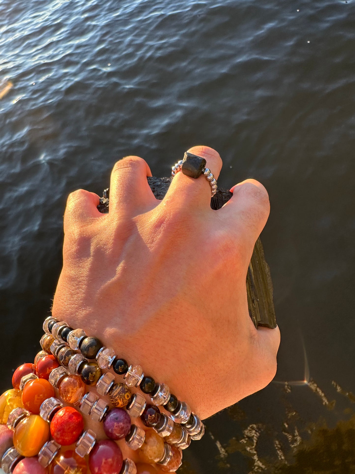 Black Tourmaline Protection Ring - World's Best Quality & Made To Last