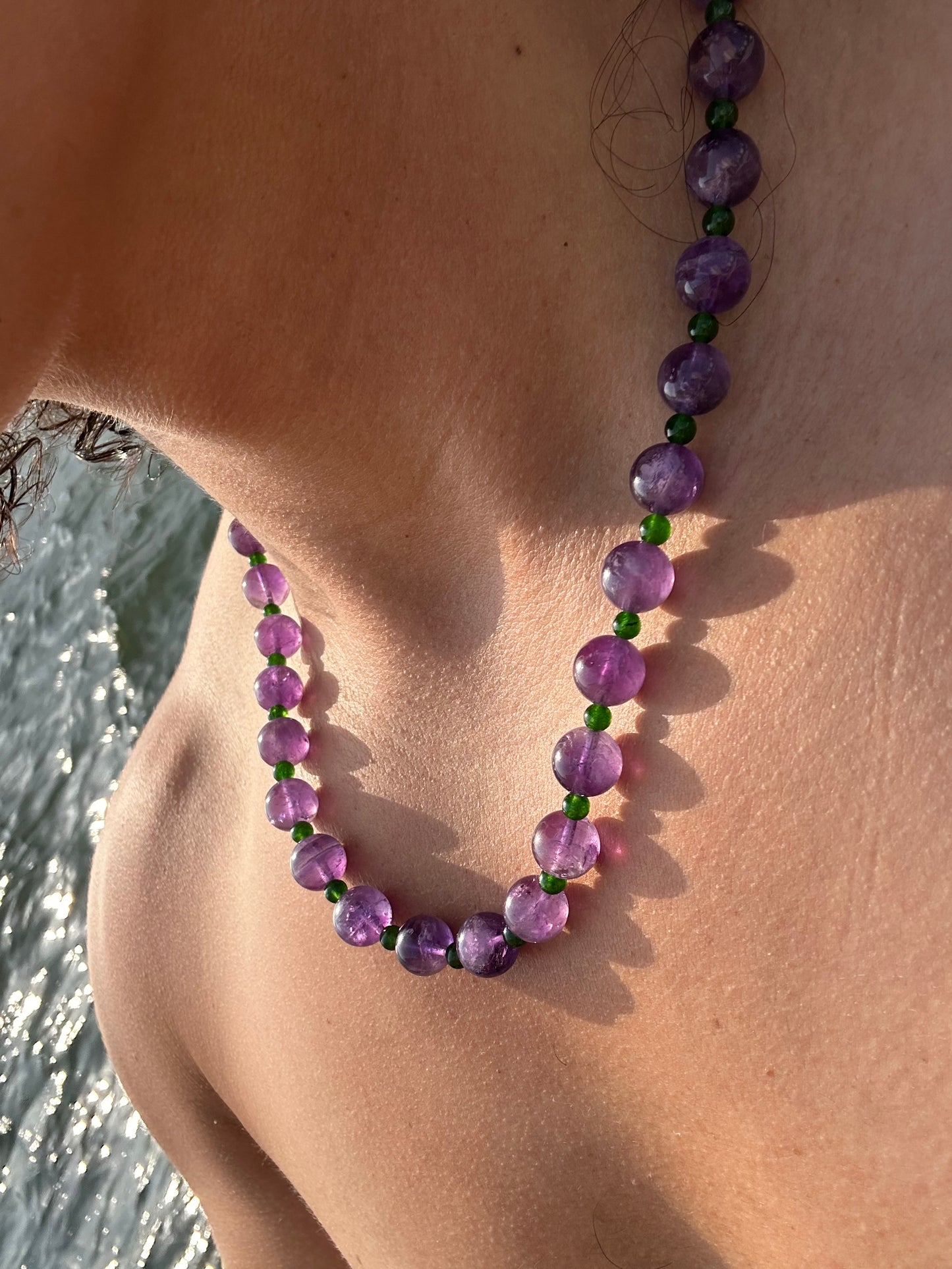 Luxury Amethyst-Jade Pure Gemstone Chain - World's Best Quality & Made To Last