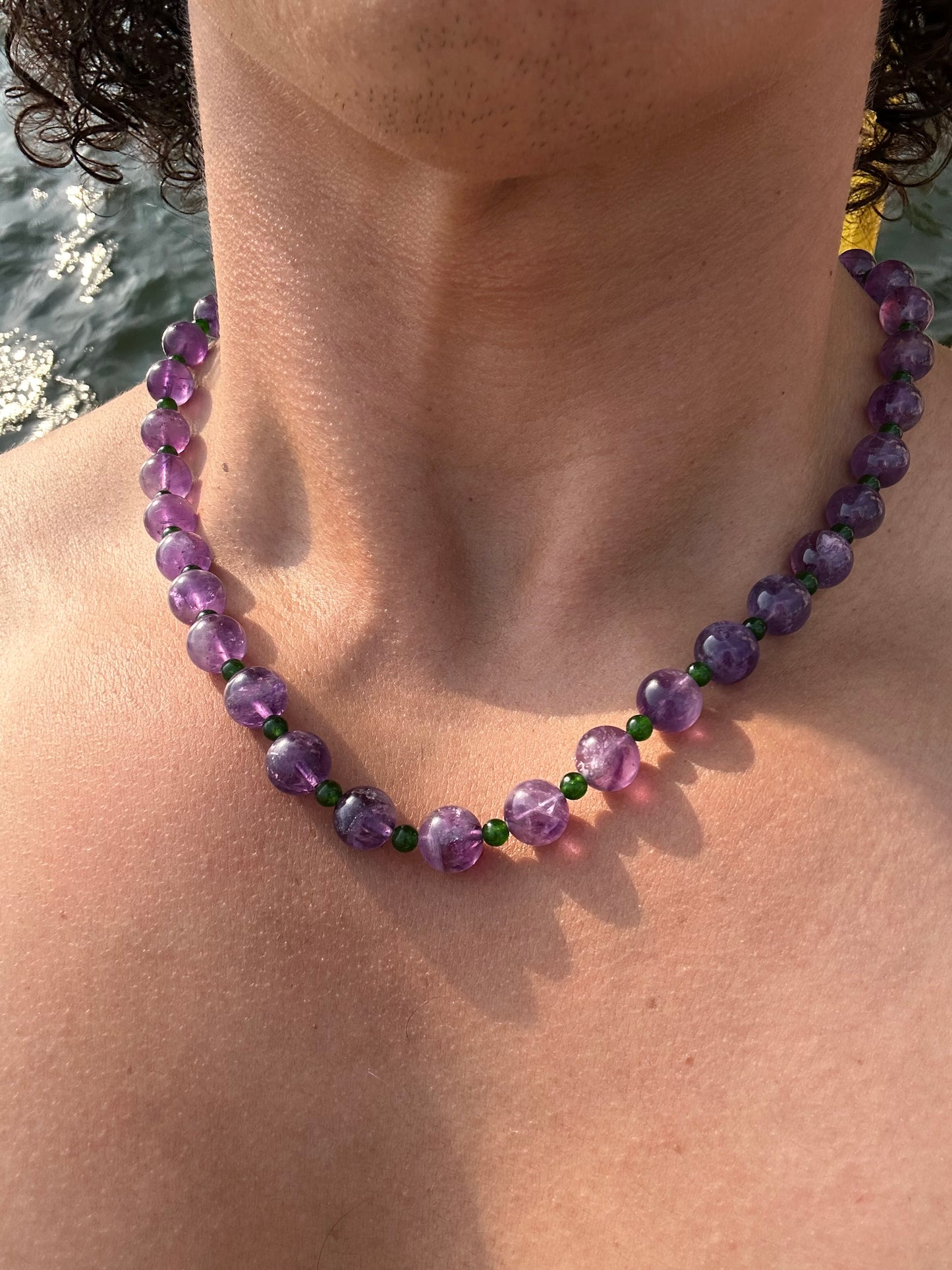 Luxury Amethyst-Jade Pure Gemstone Chain - World's Best Quality & Made To Last