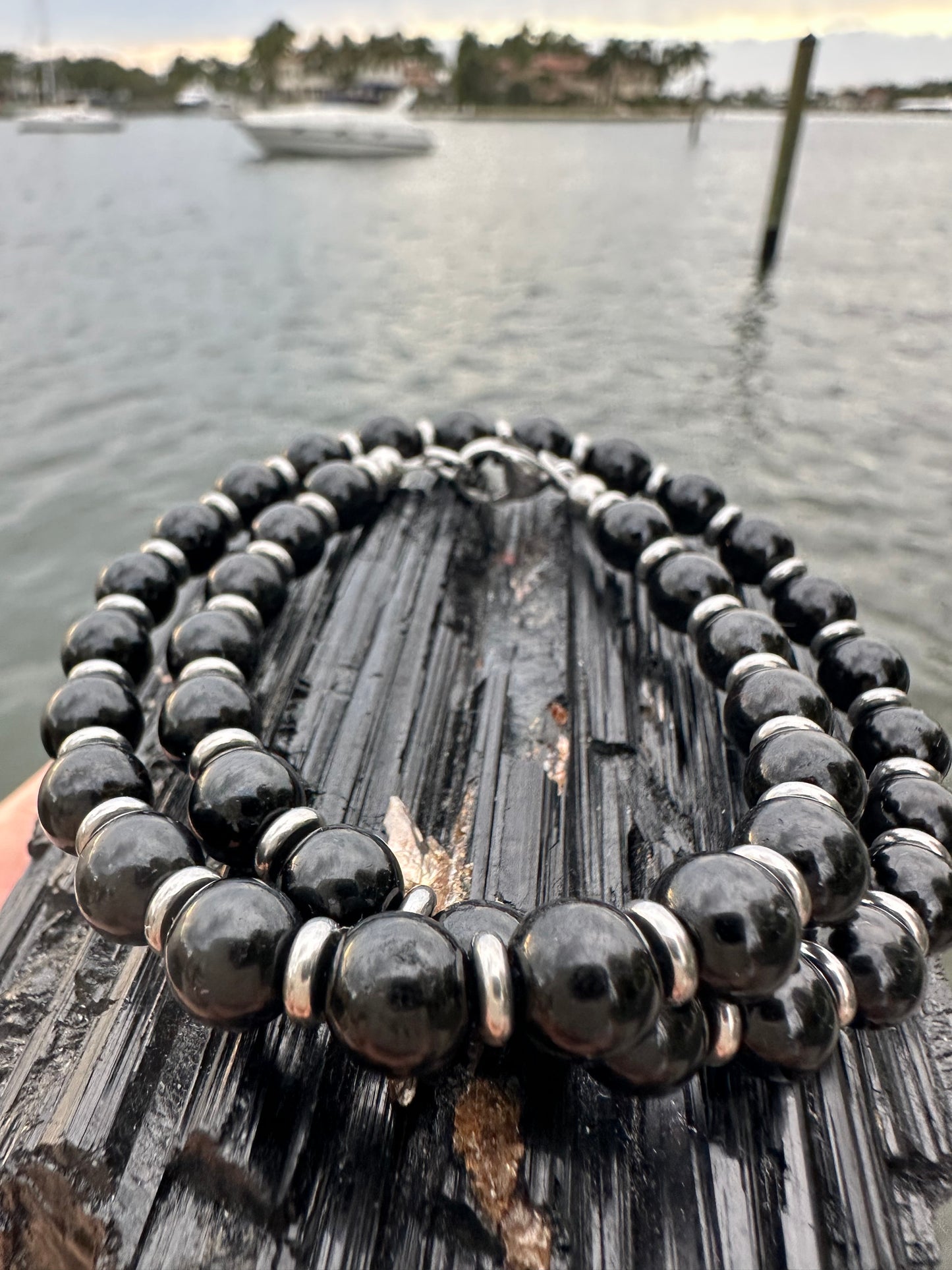 Black Tourmaline Protection Necklace - World's Best Quality & Made To Last (8MM)