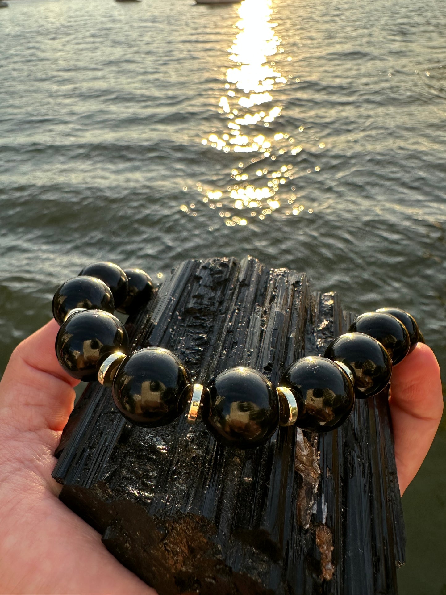 Black Tourmaline Protection Necklace - World's Best Quality & Made To Last (16MM)