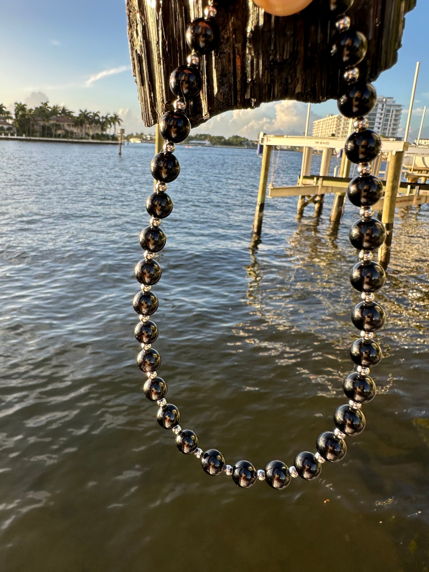 Black Tourmaline Protection Necklace - World's Best Quality & Made To Last (10MM)