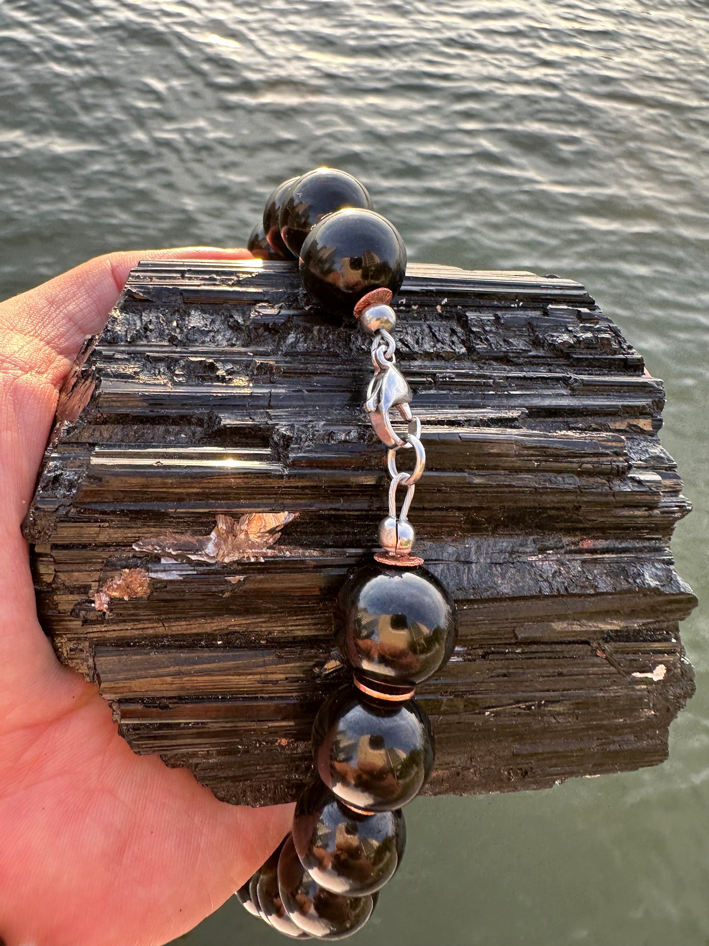 Black Tourmaline Protection Necklace - World's Best Quality & Made To Last (16MM)