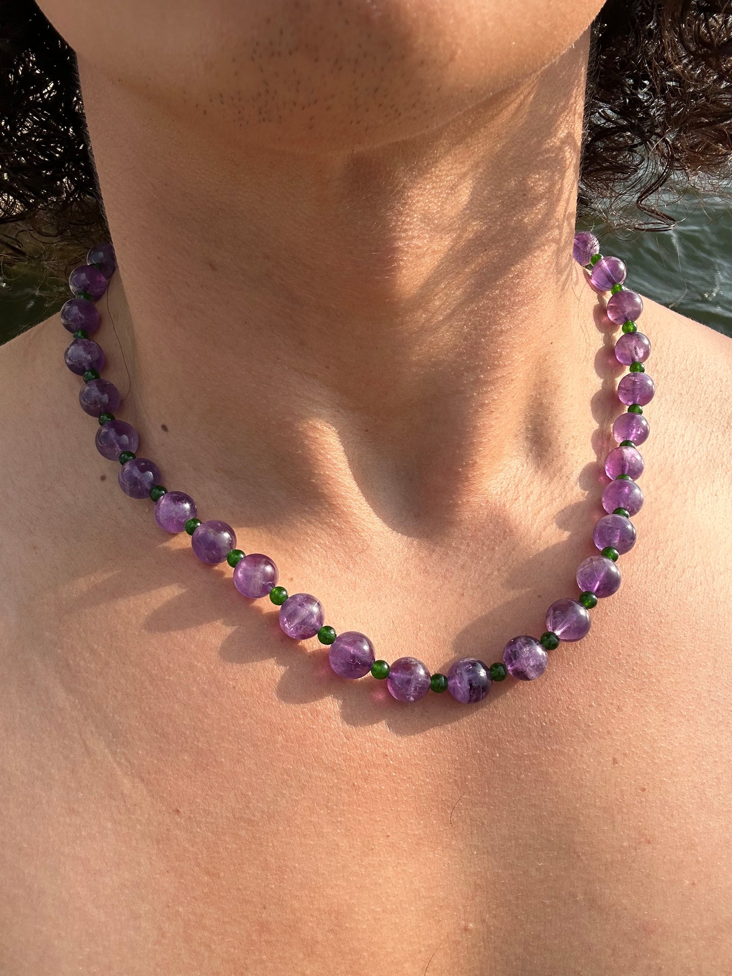 Luxury Amethyst-Jade Pure Gemstone Chain - World's Best Quality & Made To Last