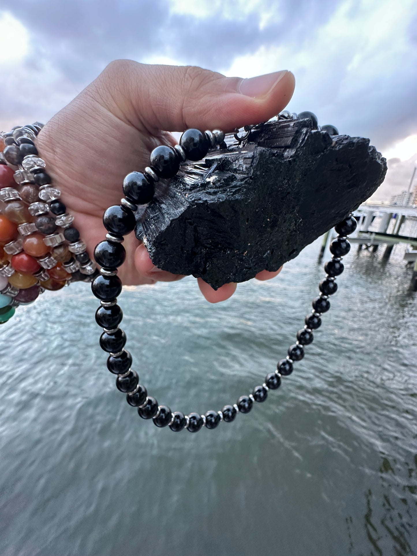 Black Tourmaline Protection Necklace - World's Best Quality & Made To Last (10MM)