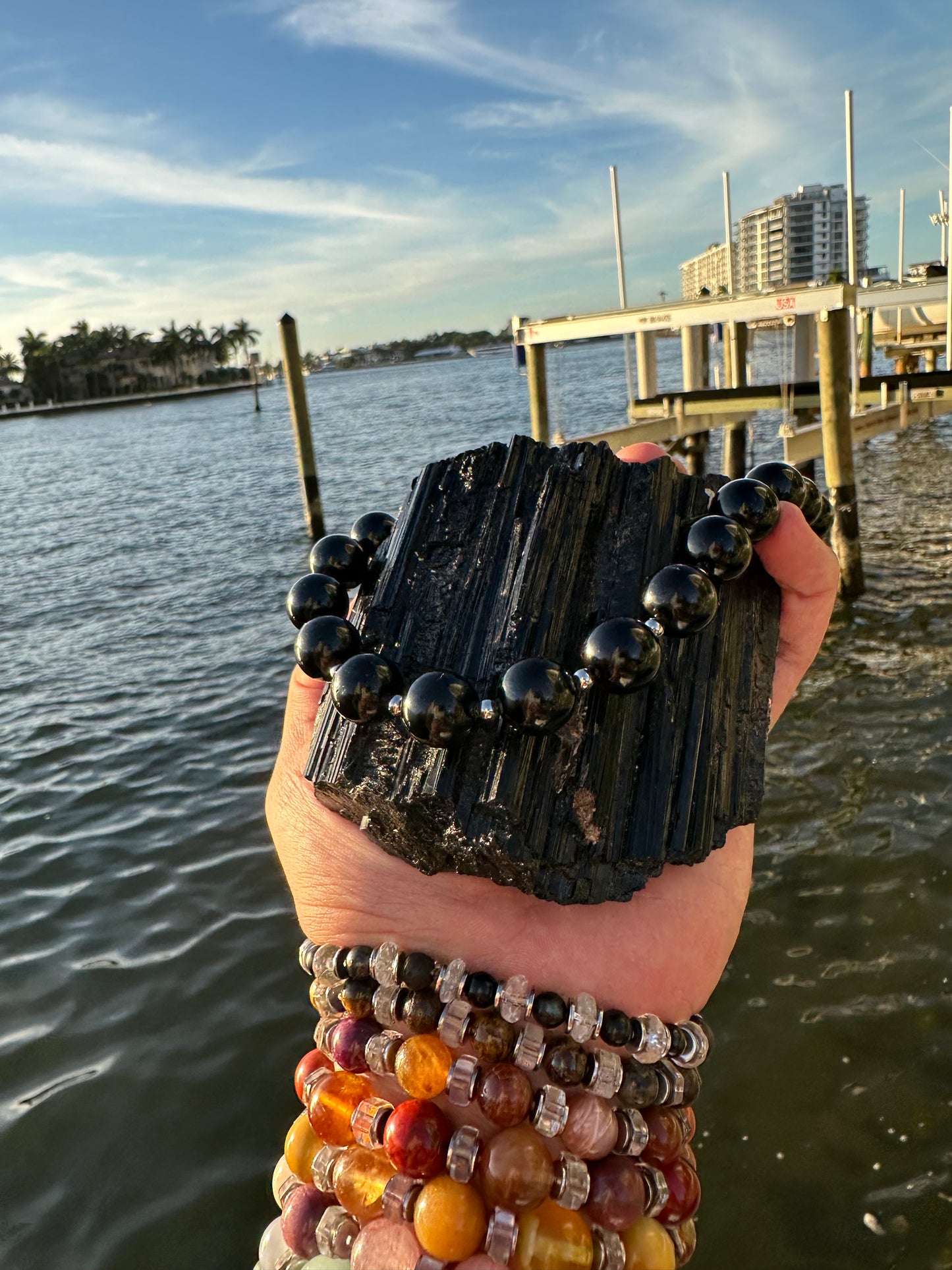 Black Tourmaline Protection Necklace - World's Best Quality & Made To Last (14MM)