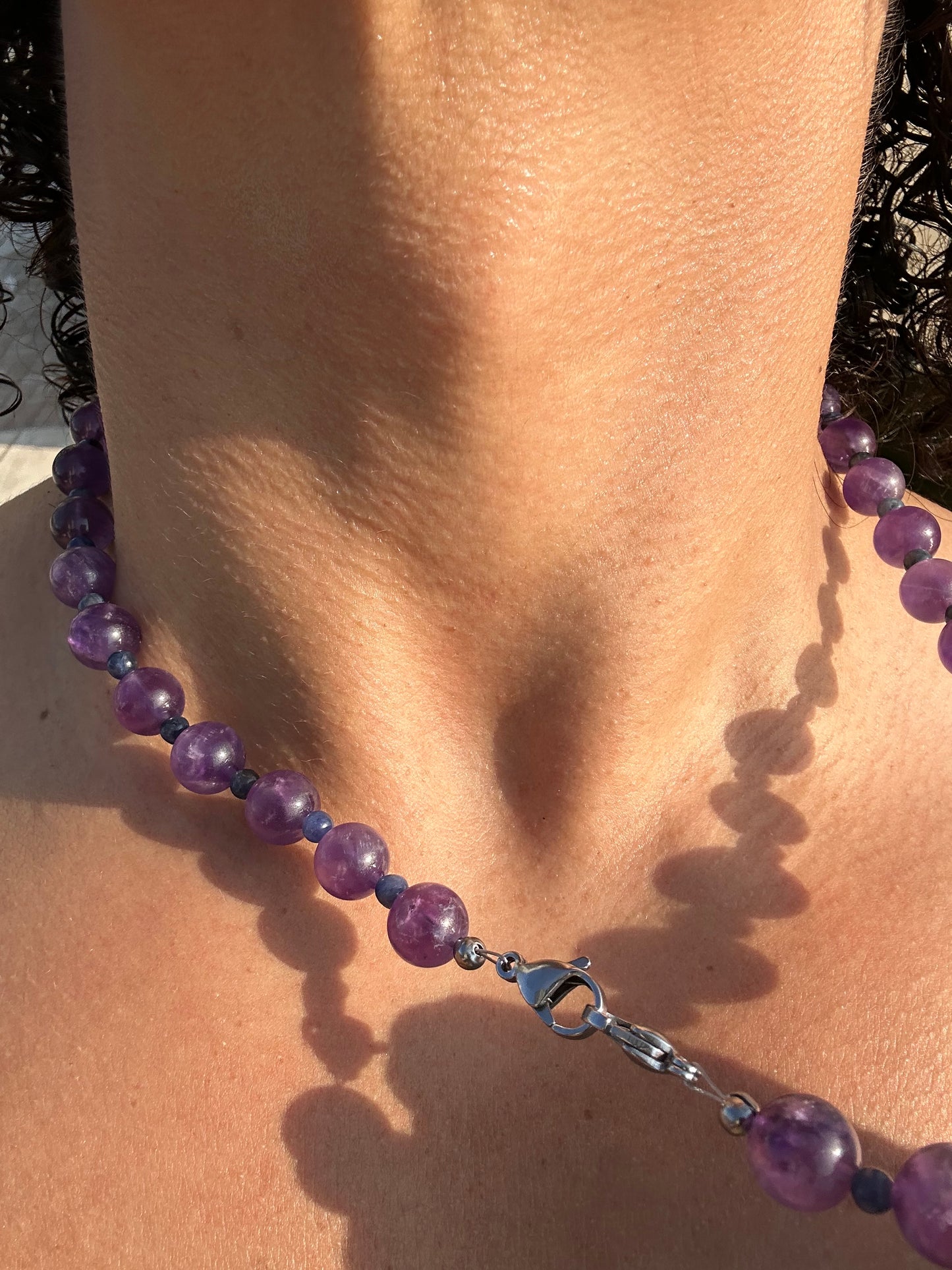 Luxury Amethyst-Sodalite Pure Gemstone Chain - World's Best Quality & Made To Last