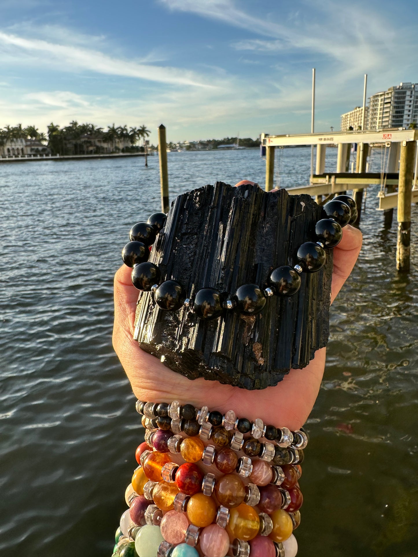 Black Tourmaline Protection Necklace - World's Best Quality & Made To Last (14MM)