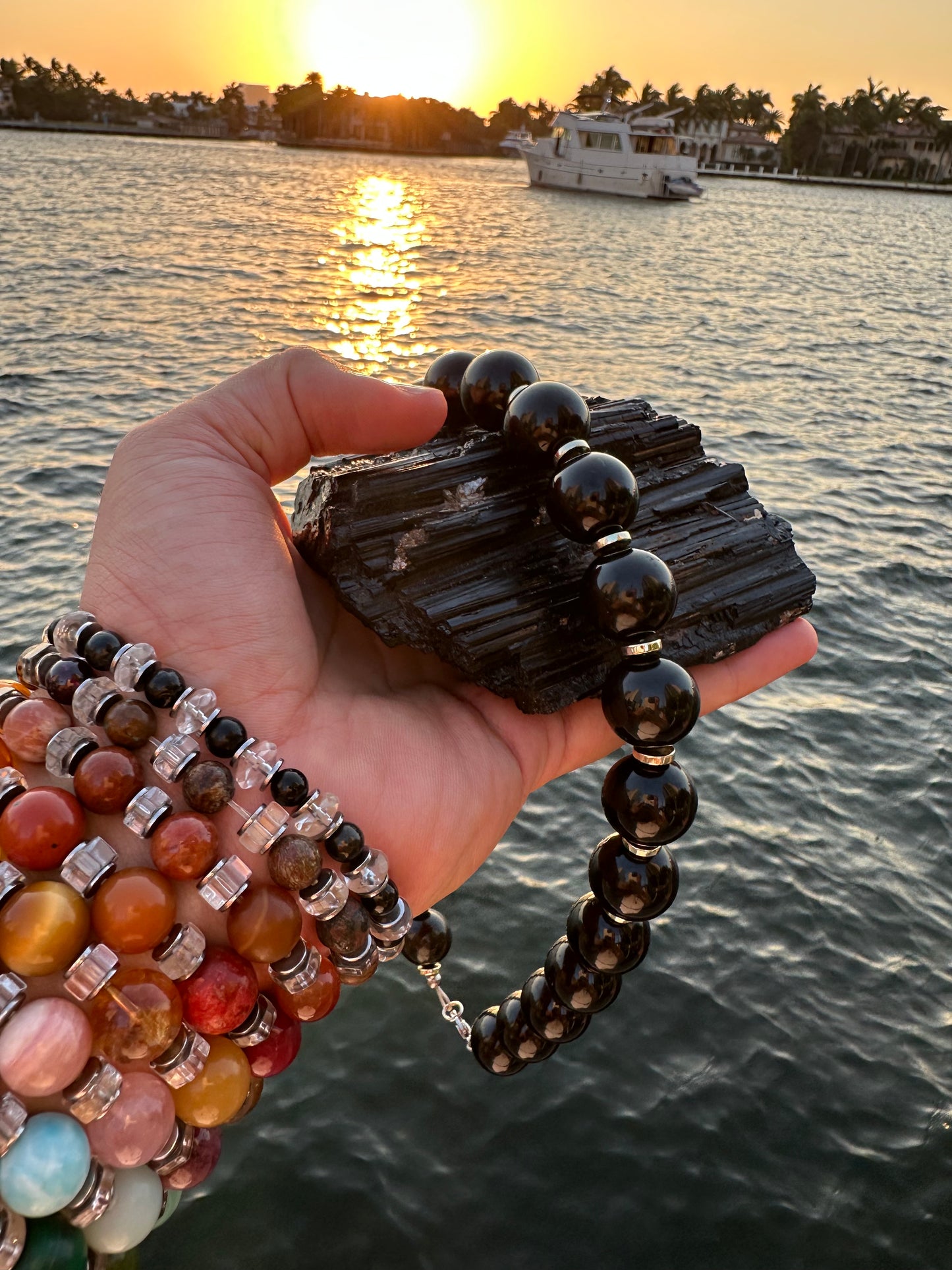 Black Tourmaline Protection Necklace - World's Best Quality & Made To Last (18MM)