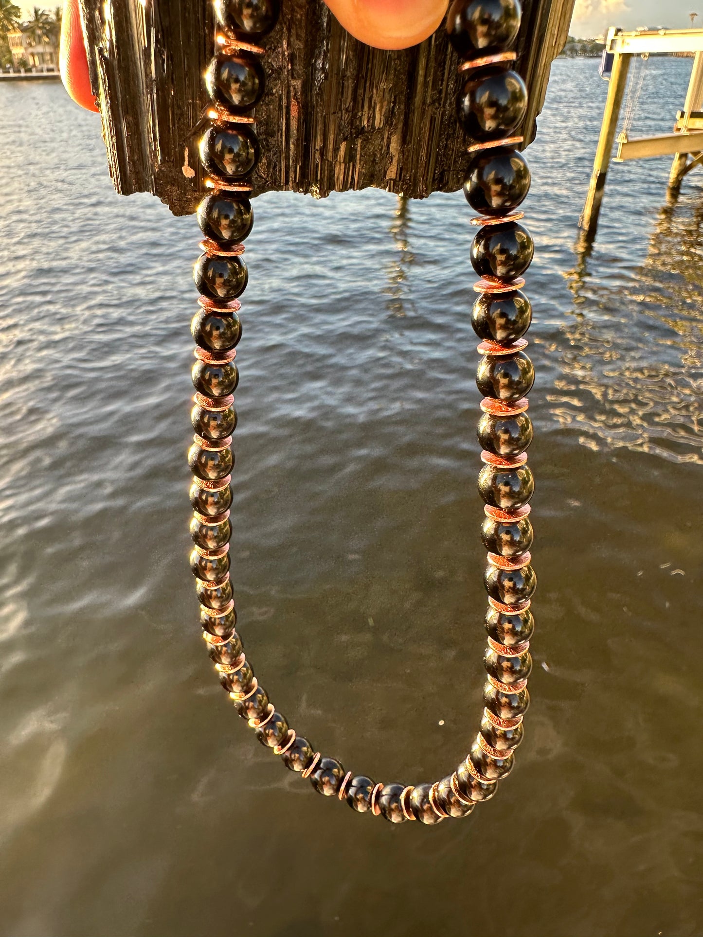 Black Tourmaline Protection Necklace - World's Best Quality & Made To Last (10MM)