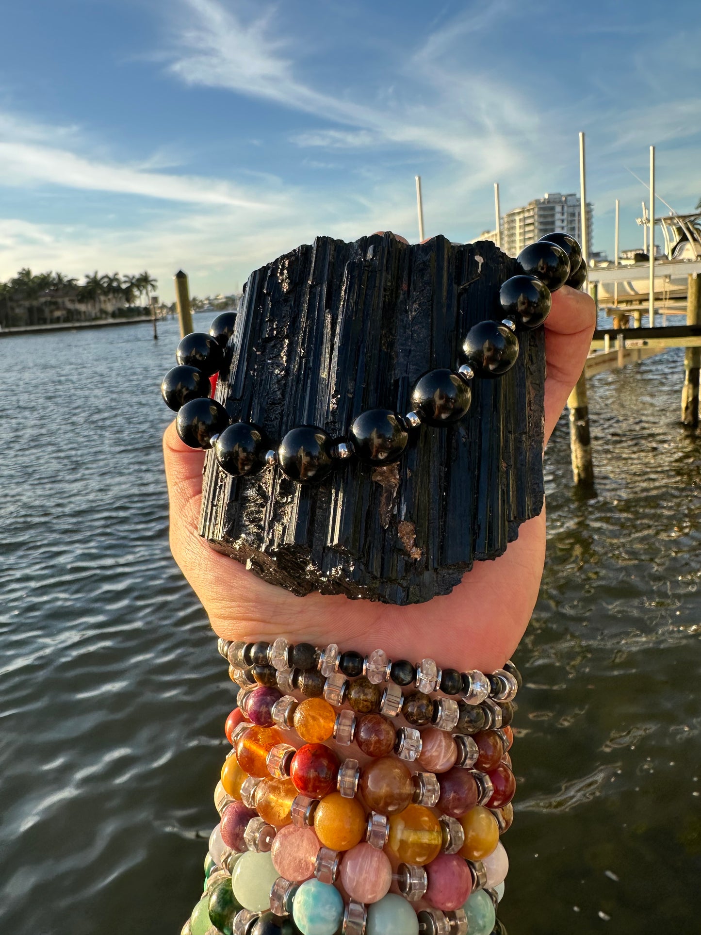 Black Tourmaline Protection Necklace - World's Best Quality & Made To Last (14MM)