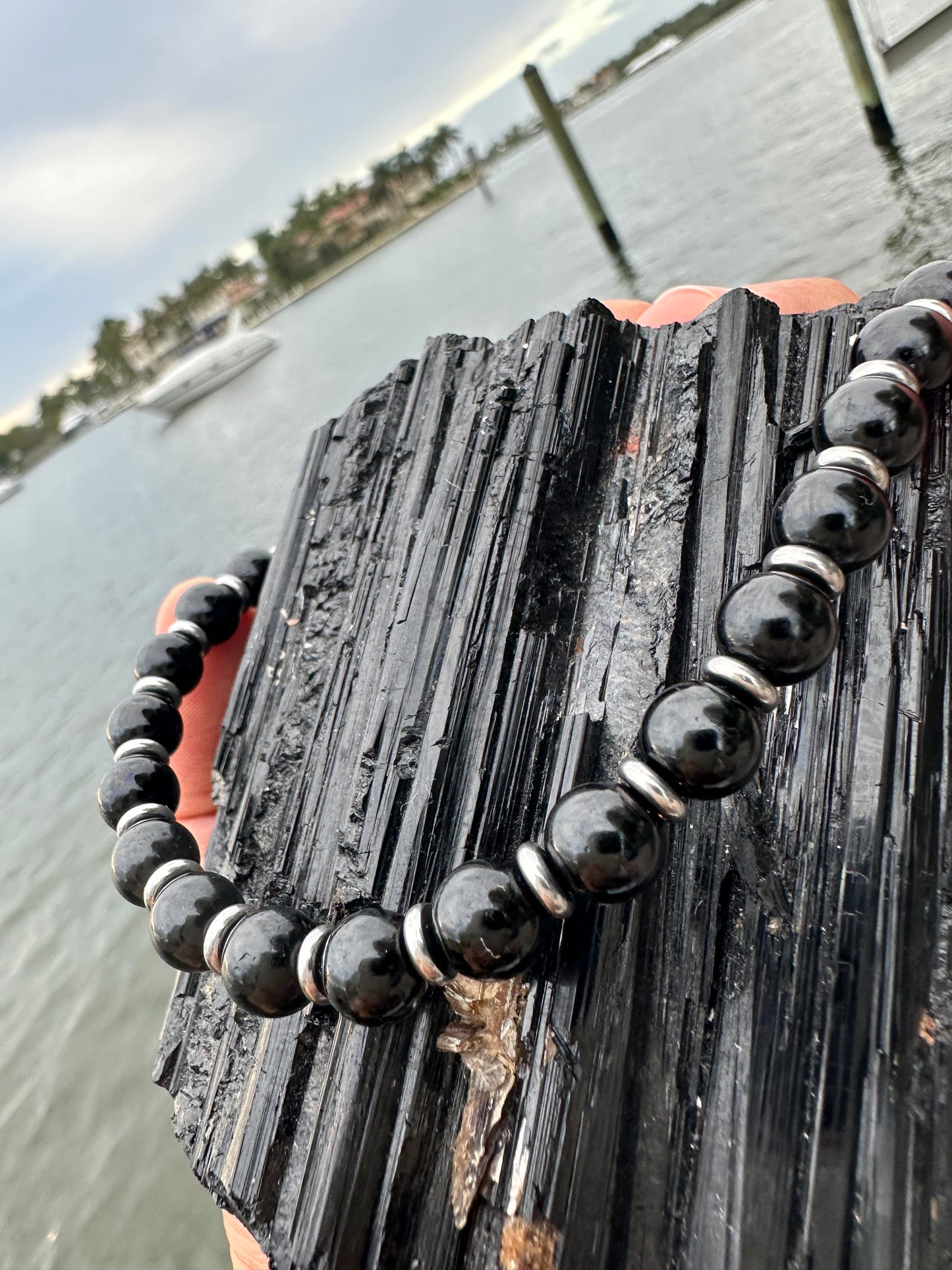 Black Tourmaline Protection Necklace - World's Best Quality & Made To Last (8MM)