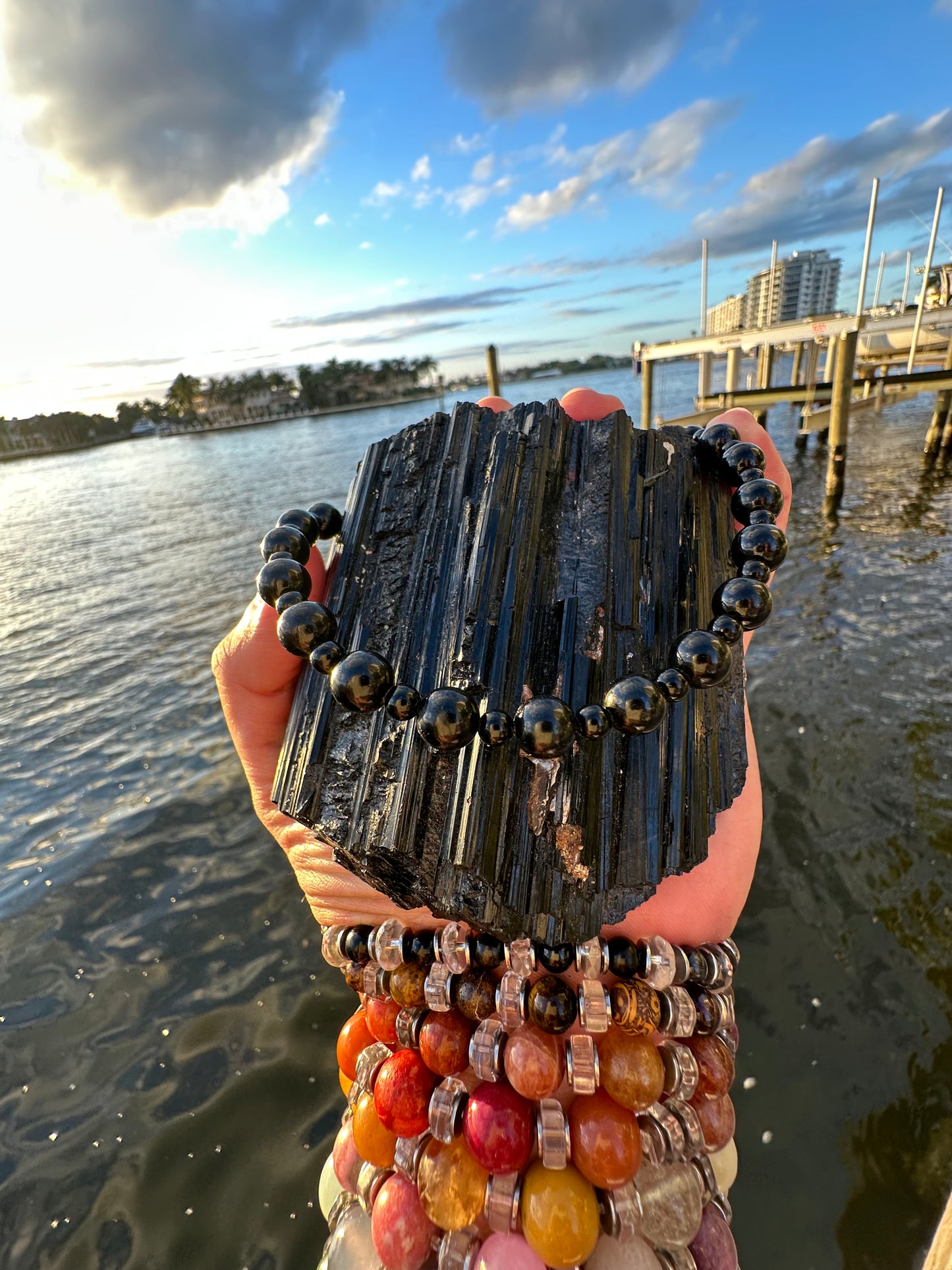 Black Tourmaline Protection Necklace - World's Best Quality & Made To Last (8MM)