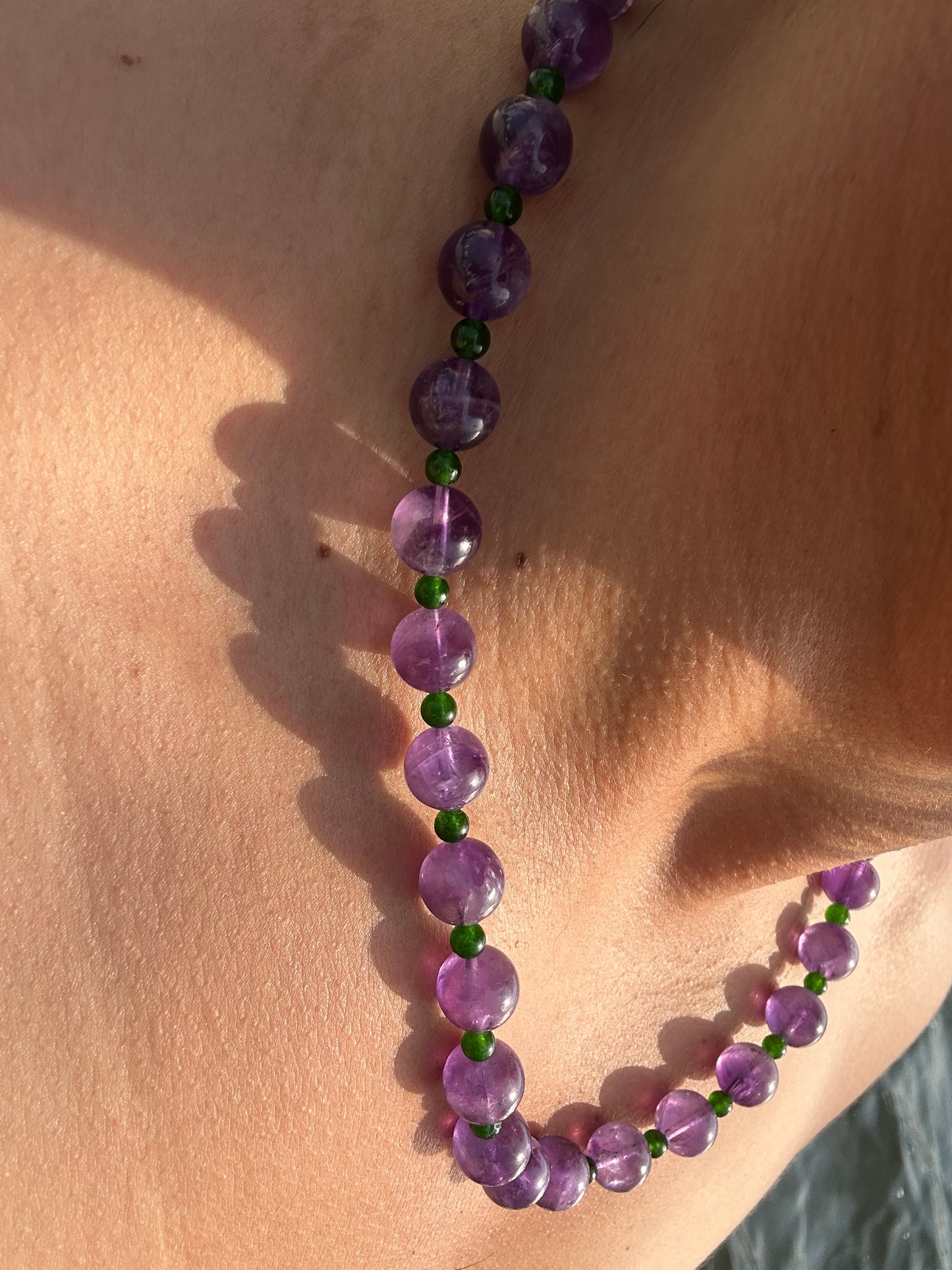 Luxury Amethyst-Jade Pure Gemstone Chain - World's Best Quality & Made To Last