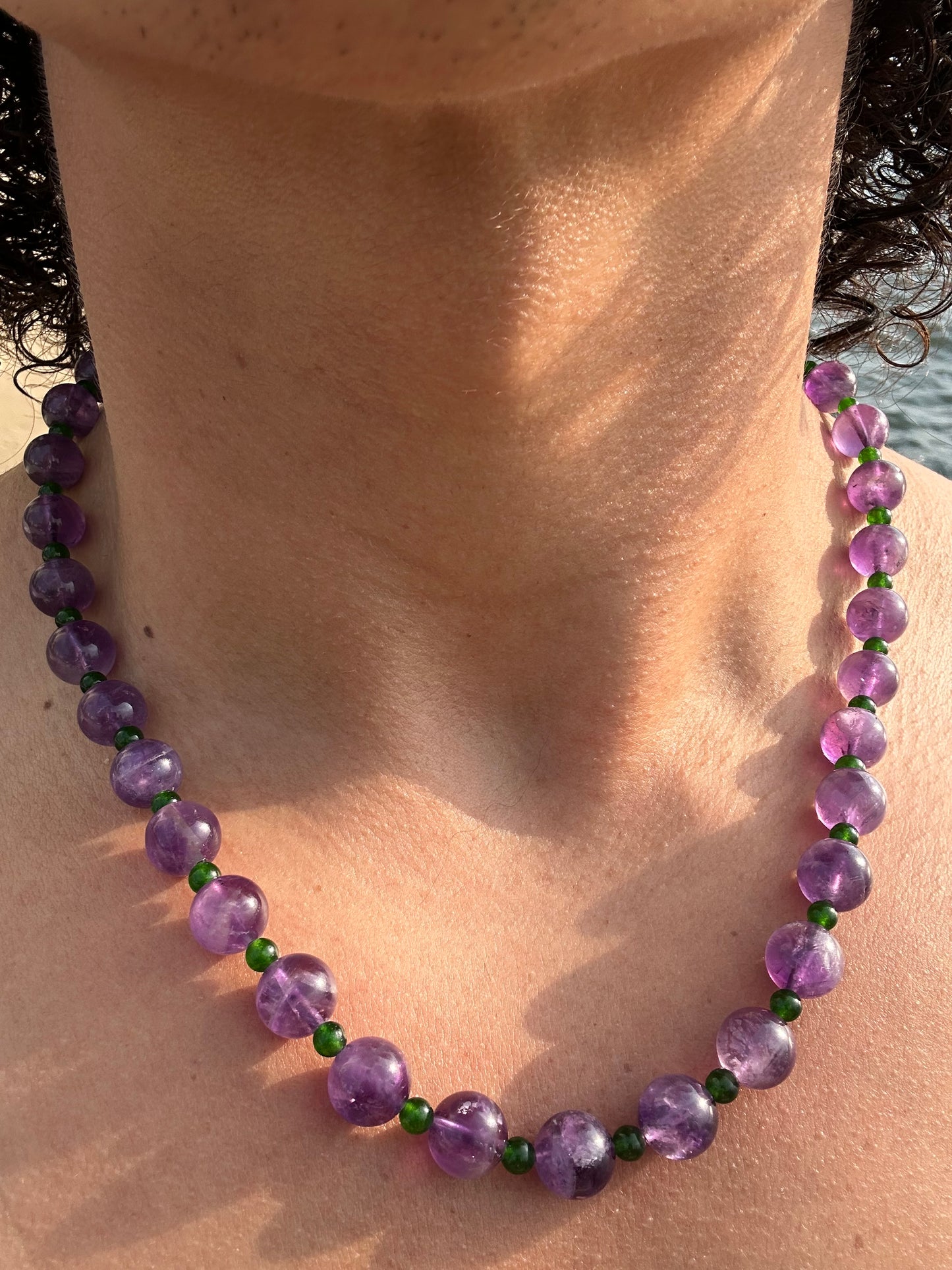 Luxury Amethyst-Jade Pure Gemstone Chain - World's Best Quality & Made To Last