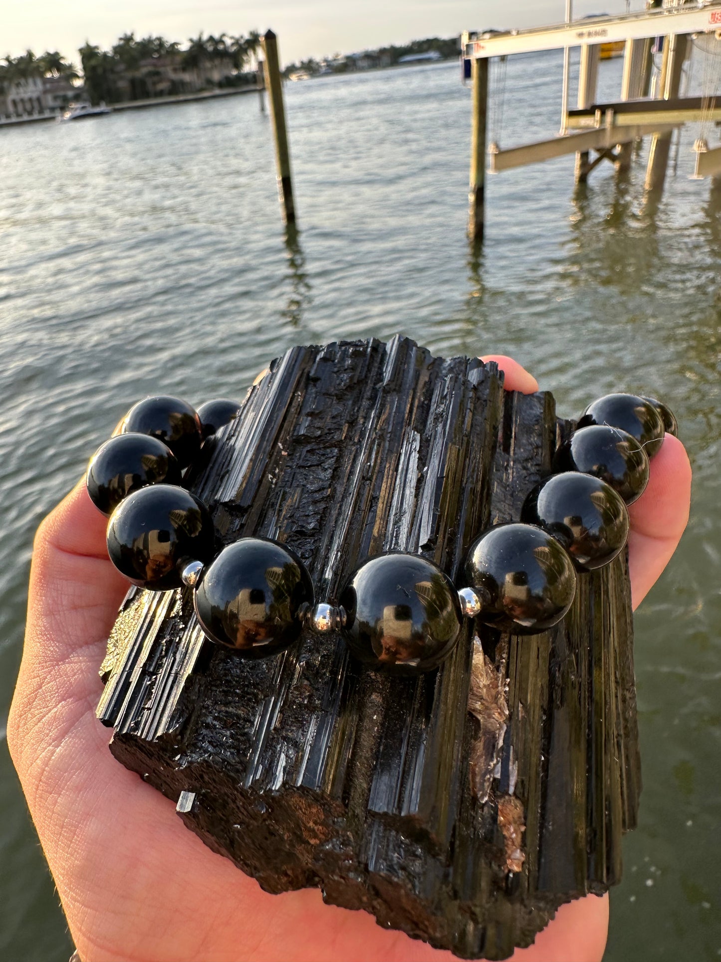 Black Tourmaline Protection Necklace - World's Best Quality & Made To Last (16MM)