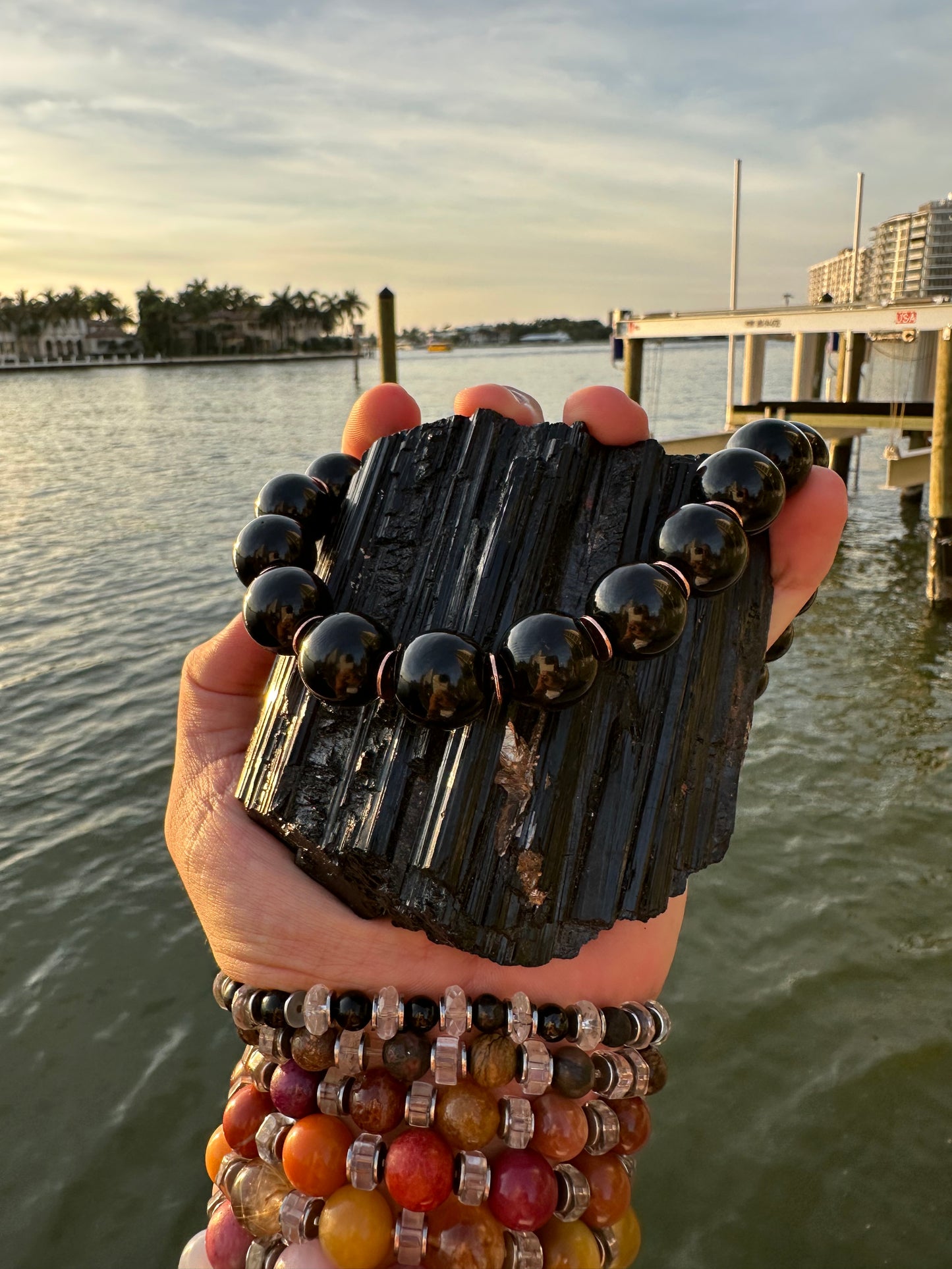 Black Tourmaline Protection Necklace - World's Best Quality & Made To Last (16MM)