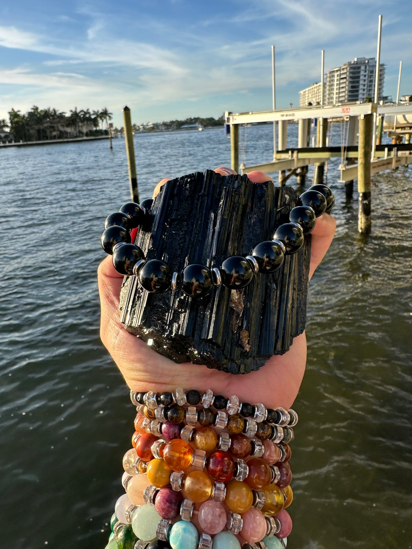 Black Tourmaline Protection Necklace - World's Best Quality & Made To Last (14MM)