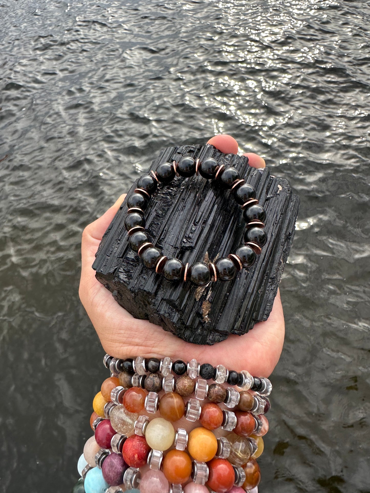 Black Tourmaline Copper Protection Bracelet - World's Best Quality & Made To Last