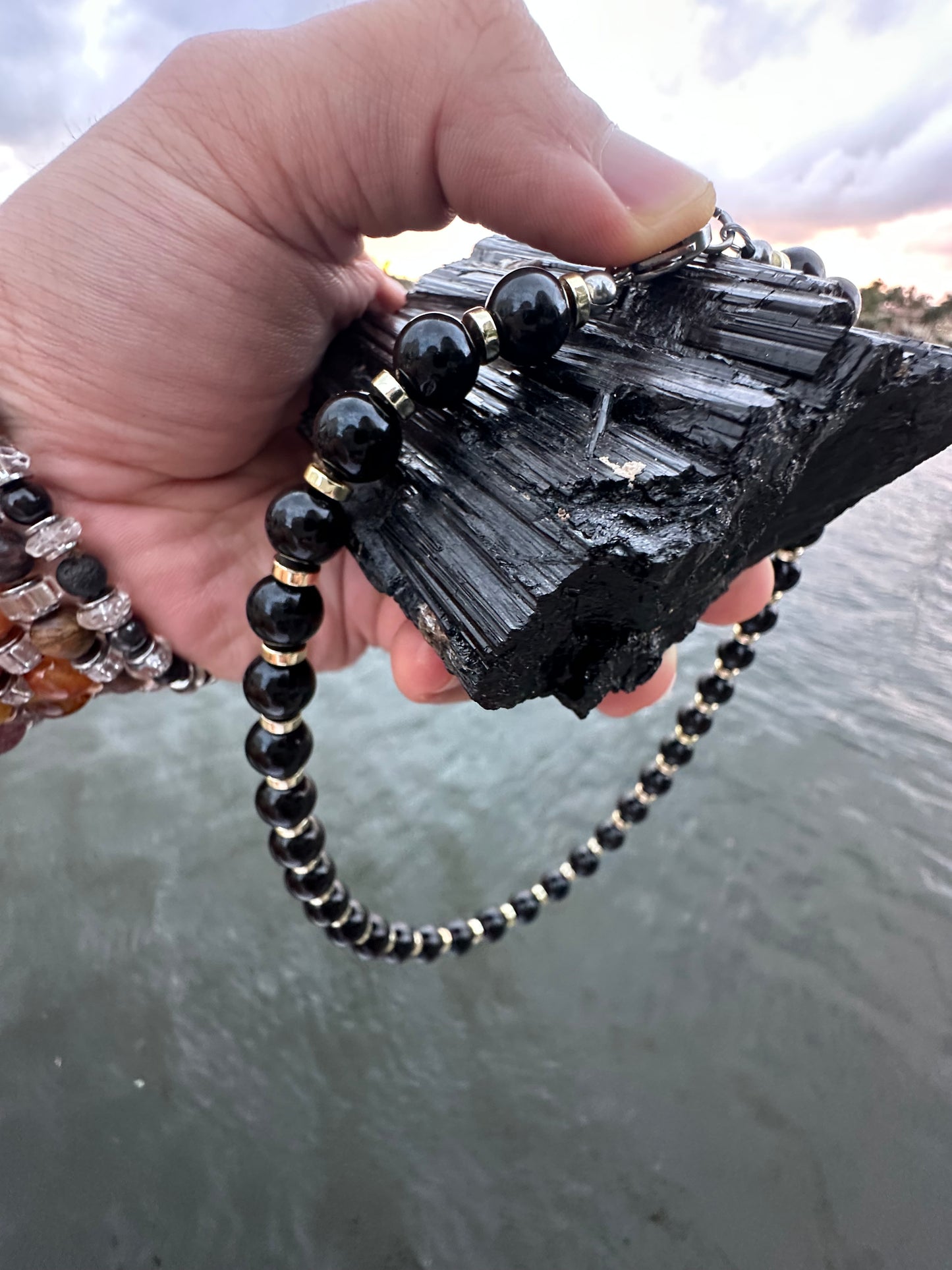 Black Tourmaline Protection Necklace - World's Best Quality & Made To Last (10MM)