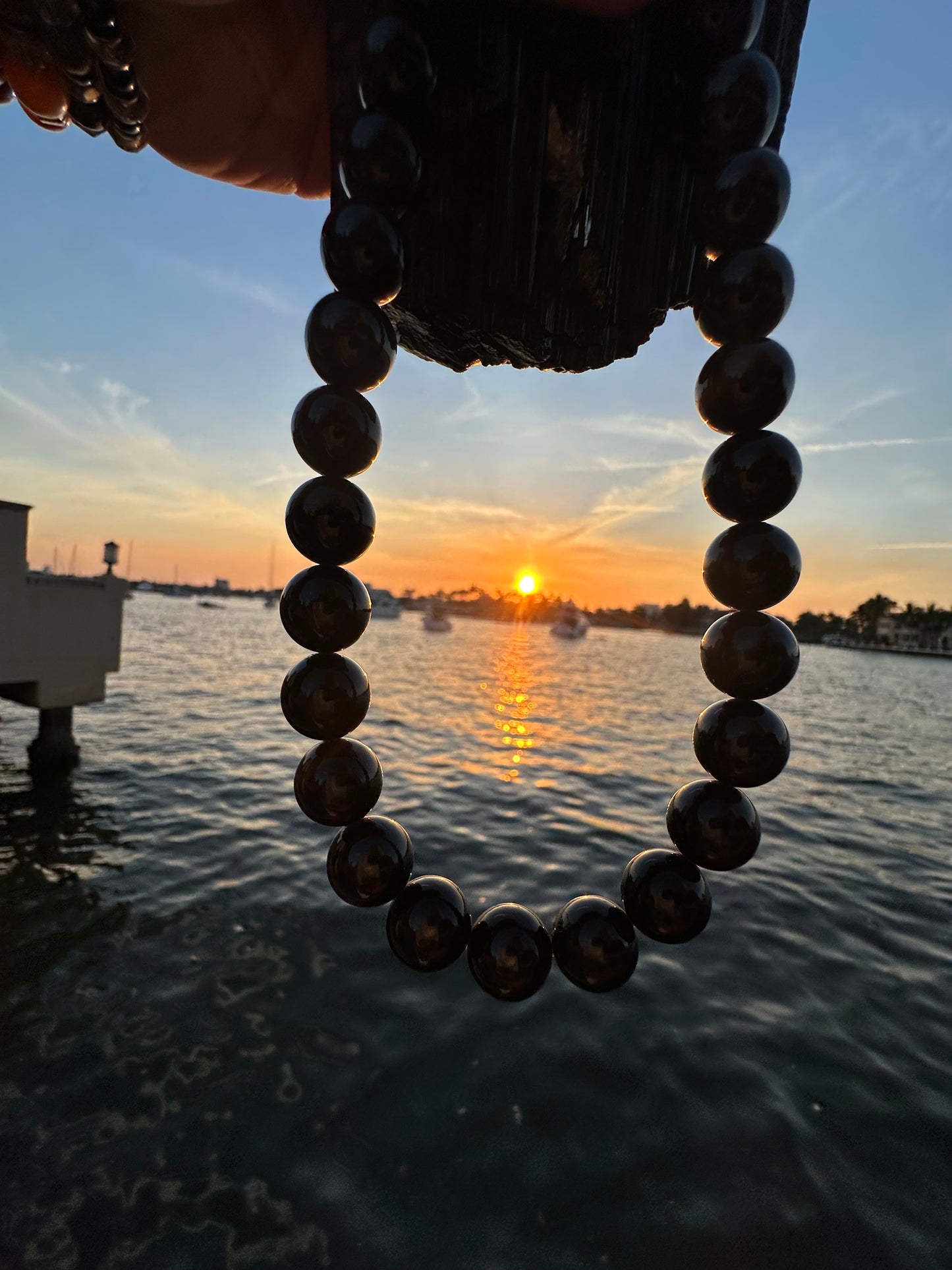 Black Tourmaline Protection Necklace - World's Best Quality & Made To Last (14MM)