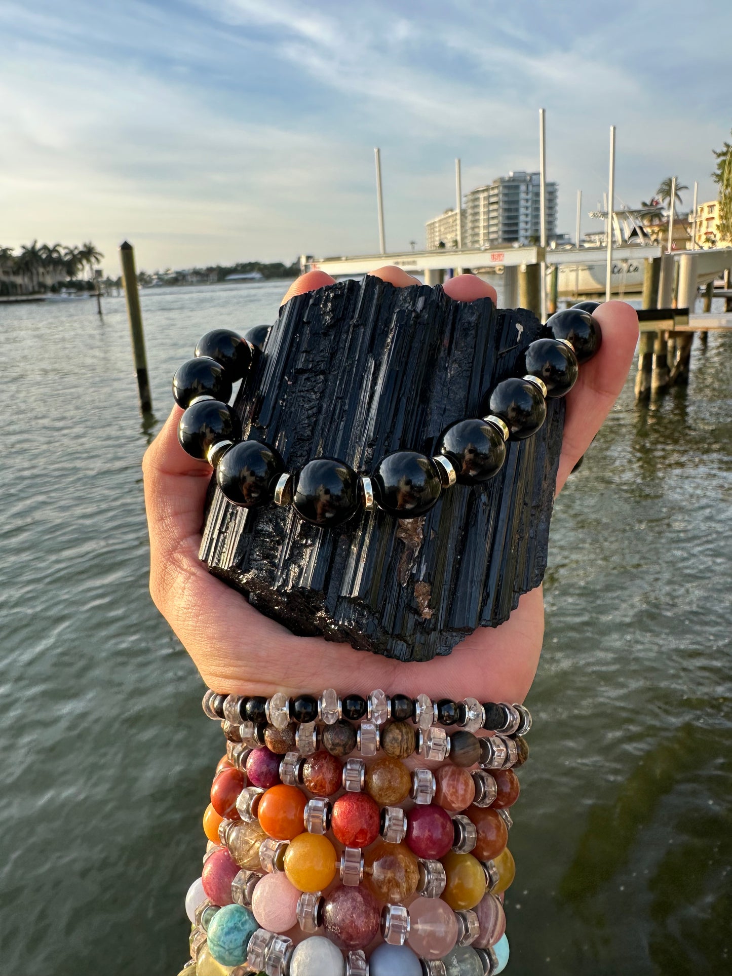 Black Tourmaline Protection Necklace - World's Best Quality & Made To Last (16MM)