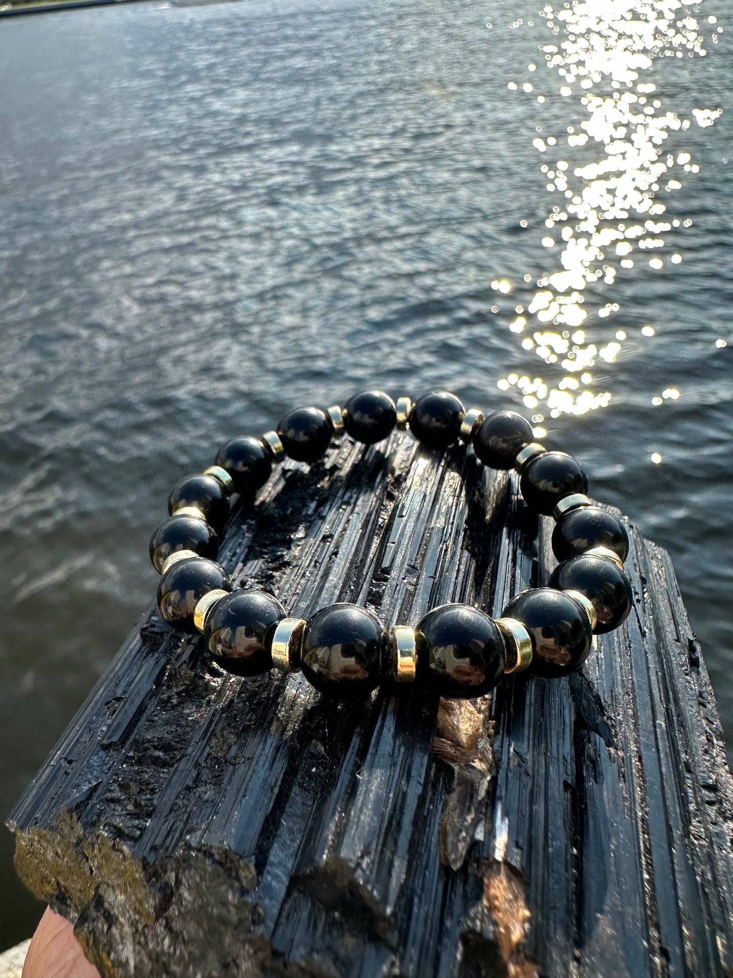 Black Tourmaline Hematite Protection Bracelet - World's Best Quality & Made To Last