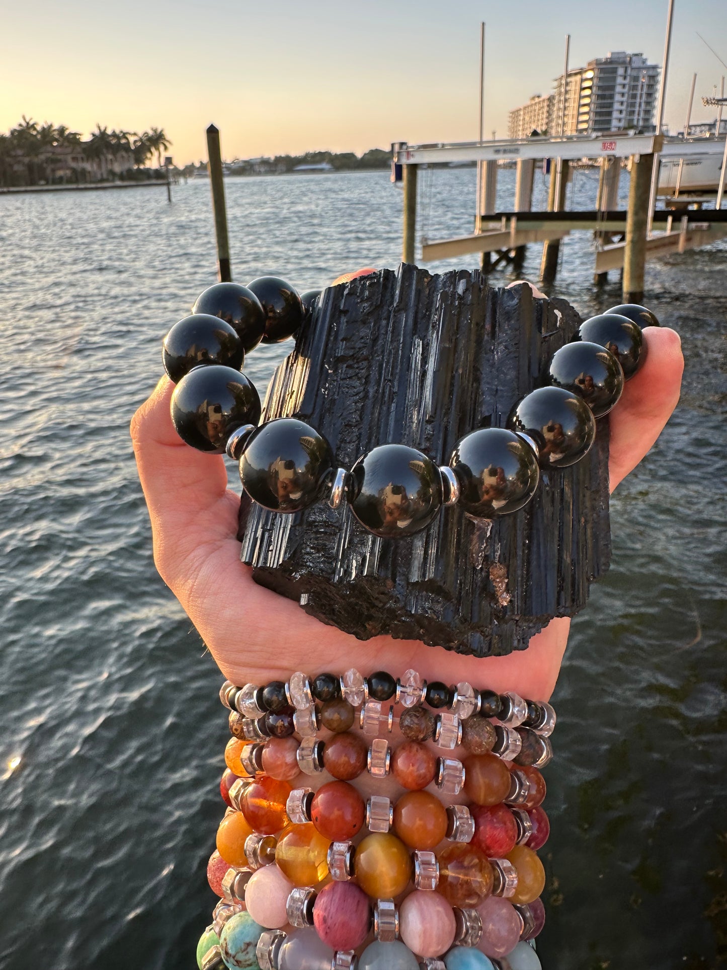 Black Tourmaline Protection Necklace - World's Best Quality & Made To Last (18MM)