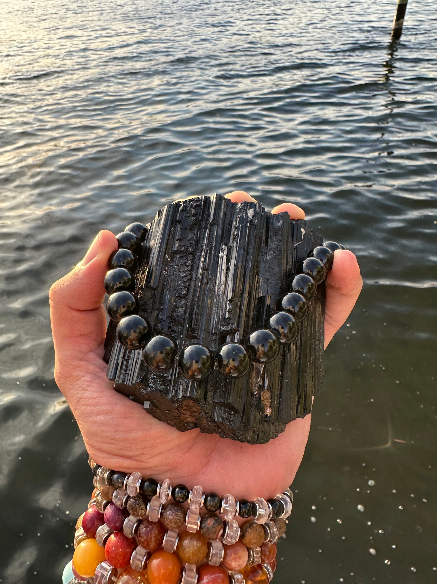 Black Tourmaline Protection Necklace - World's Best Quality & Made To Last (12MM)