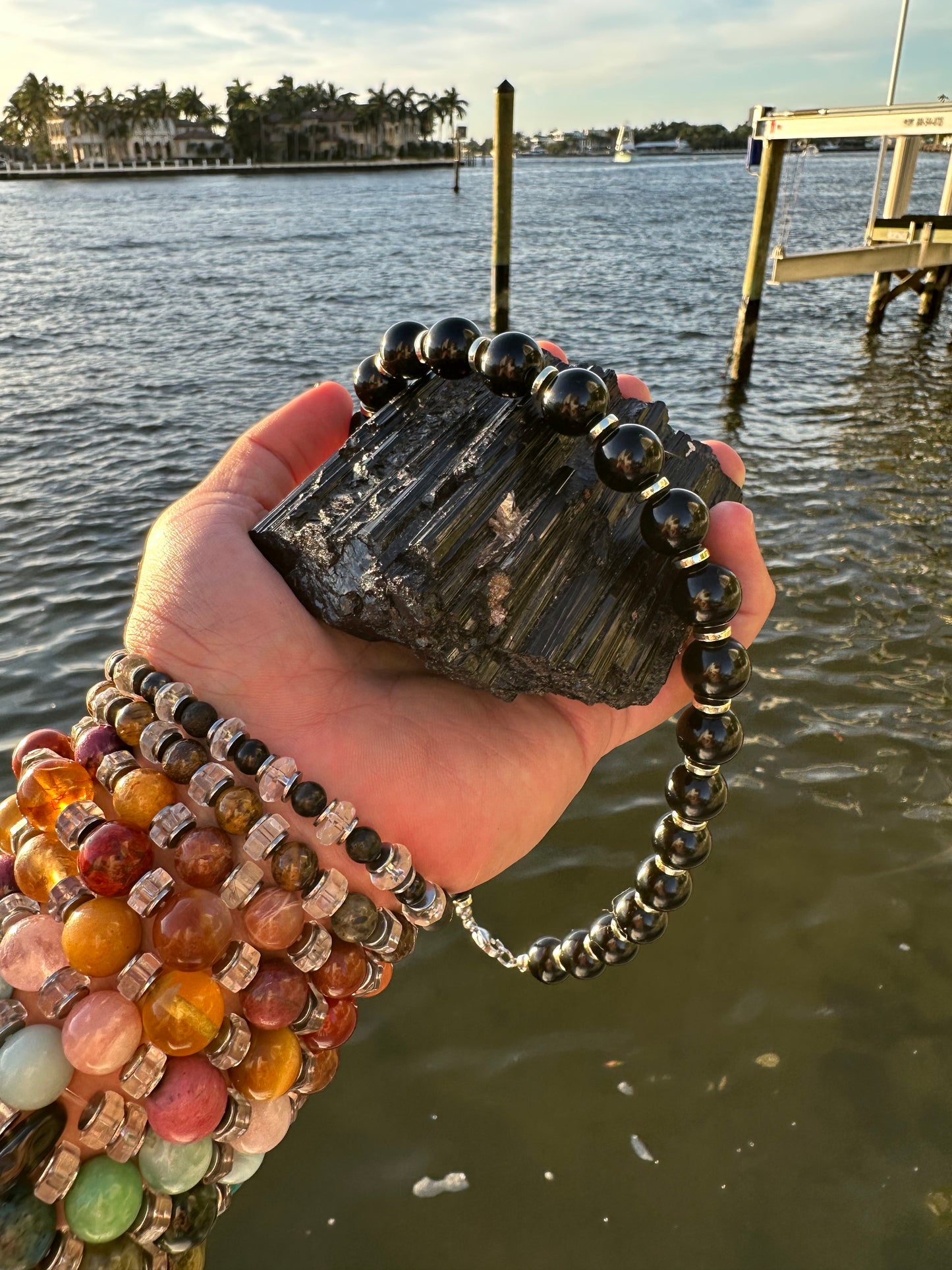 Black Tourmaline Protection Necklace - World's Best Quality & Made To Last (14MM)