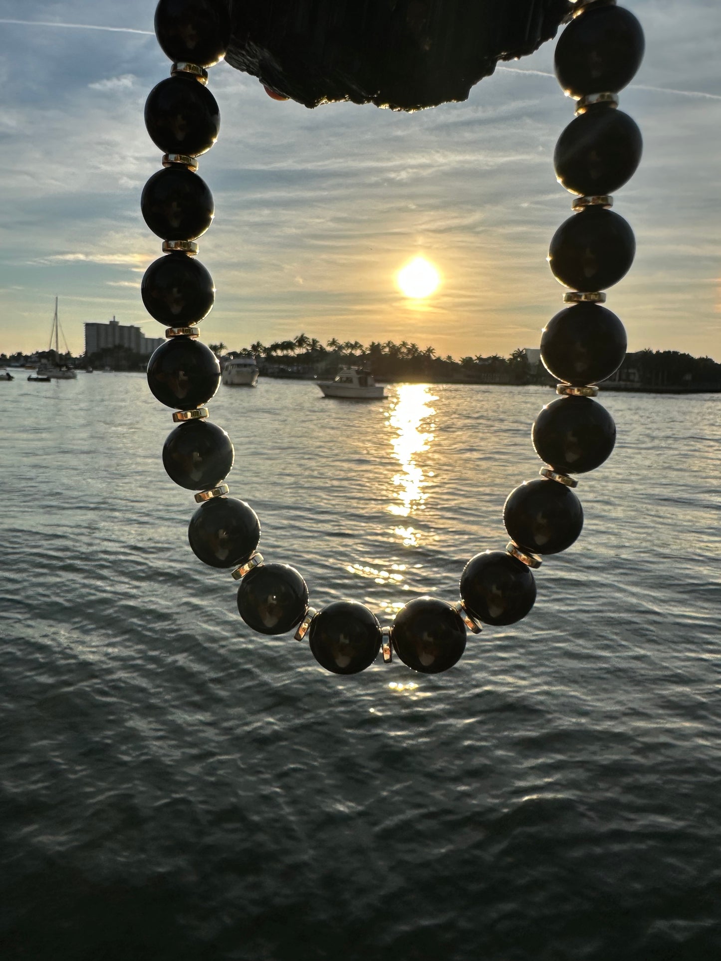 Black Tourmaline Protection Necklace - World's Best Quality & Made To Last (16MM)