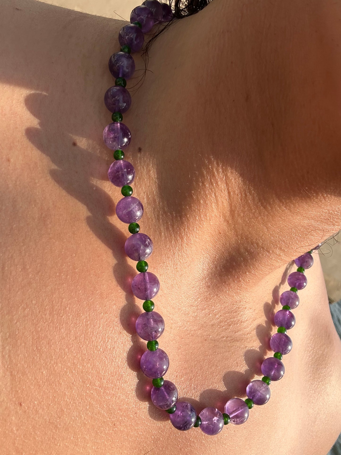 Luxury Amethyst-Jade Pure Gemstone Chain - World's Best Quality & Made To Last