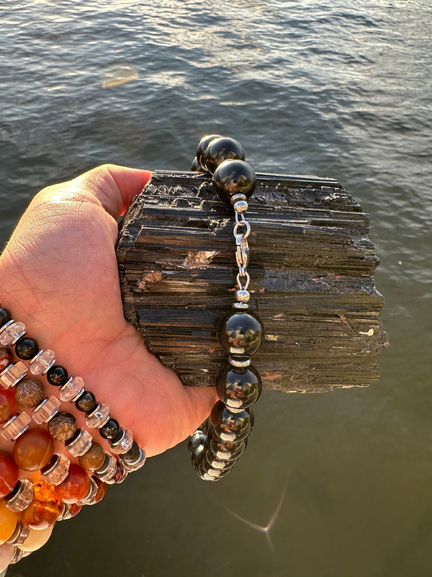 Black Tourmaline Protection Necklace - World's Best Quality & Made To Last (16MM)