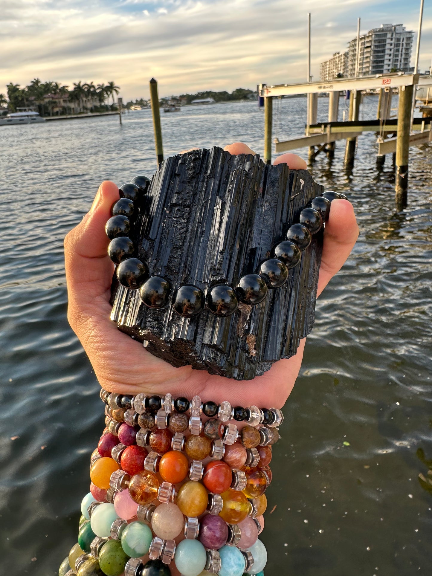 Black Tourmaline Protection Necklace - World's Best Quality & Made To Last (12MM)