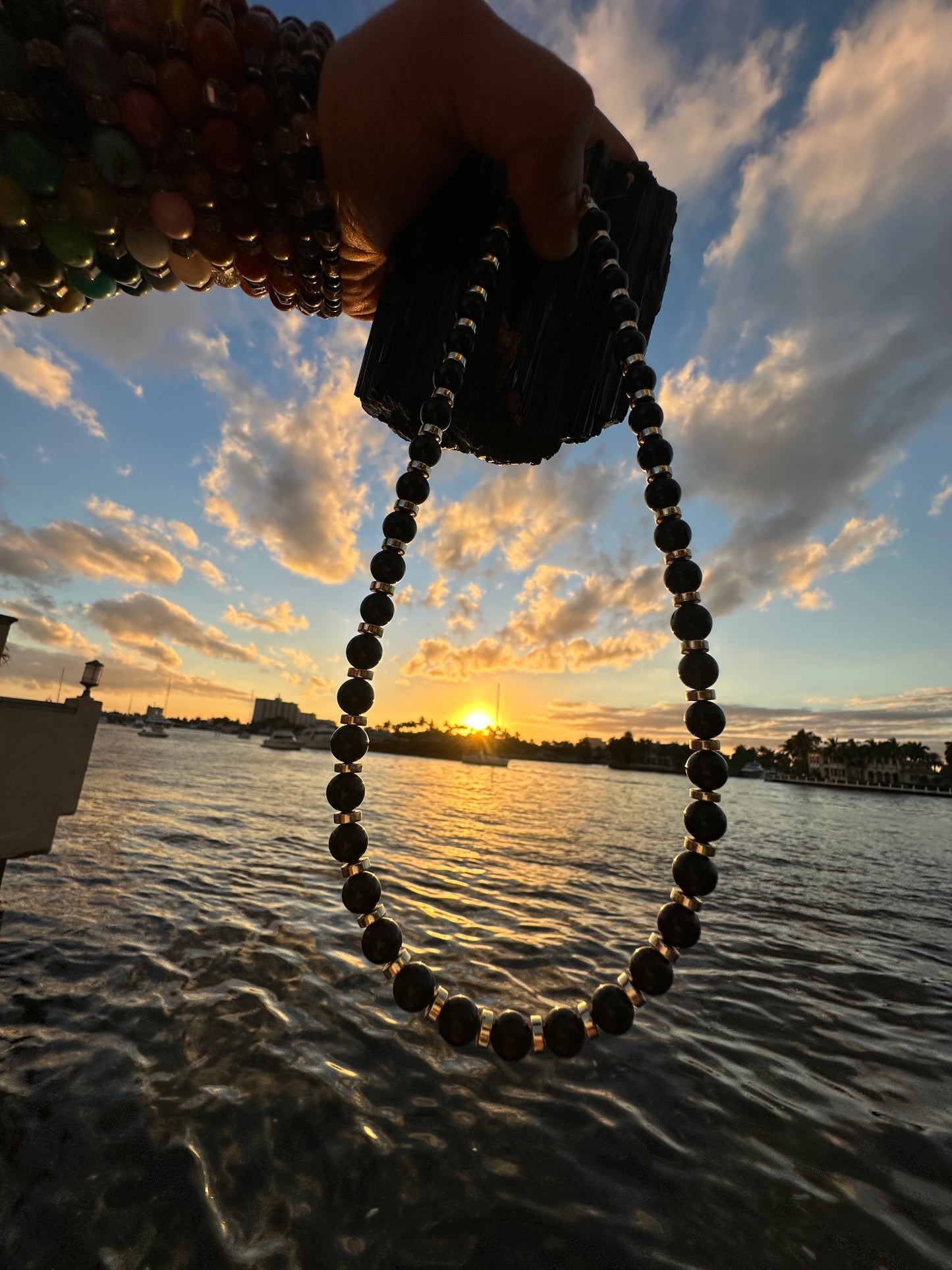 Black Tourmaline Protection Necklace - World's Best Quality & Made To Last (8MM)